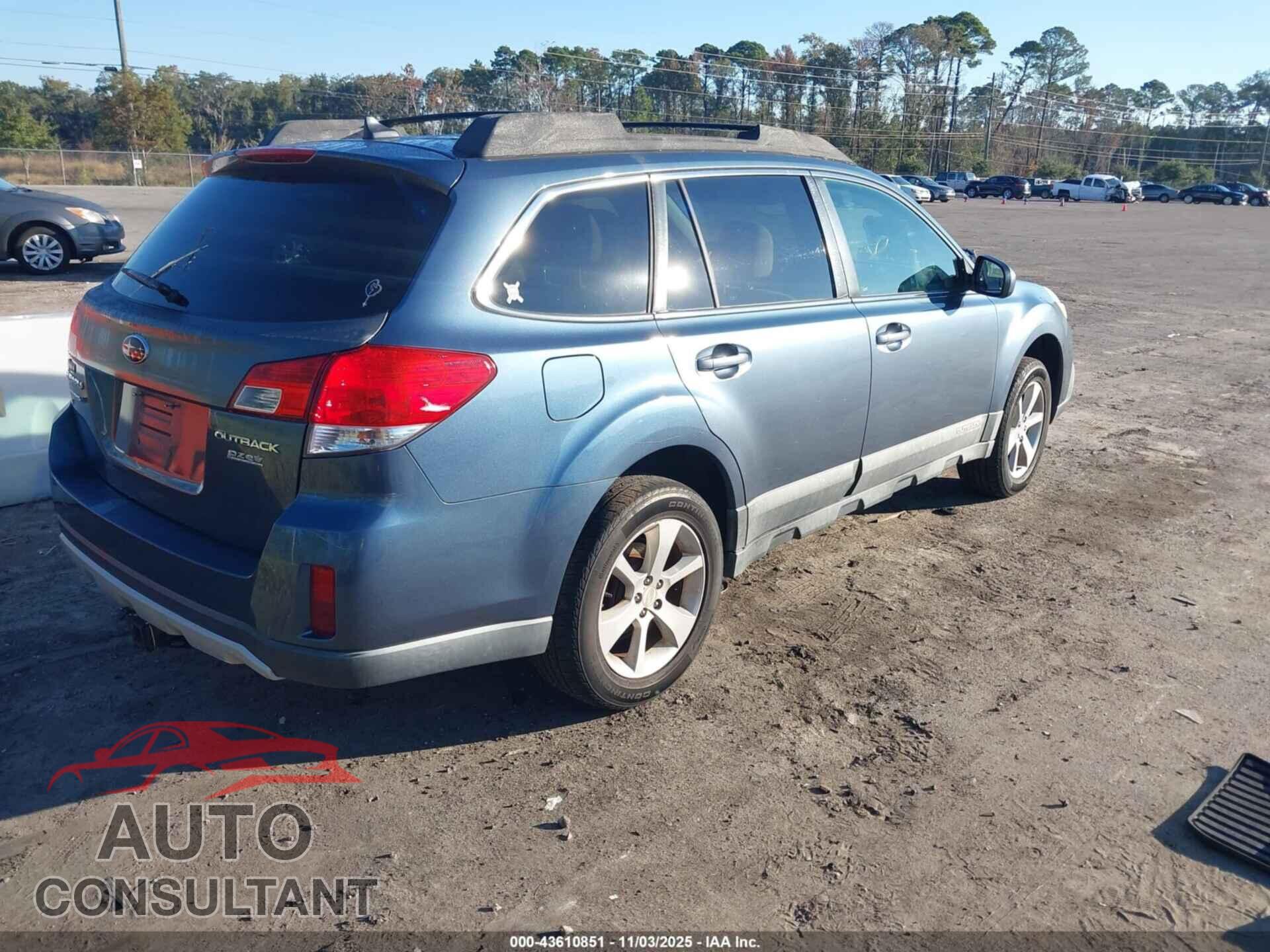 SUBARU OUTBACK 2014 - 4S4BRBCC4E3220632