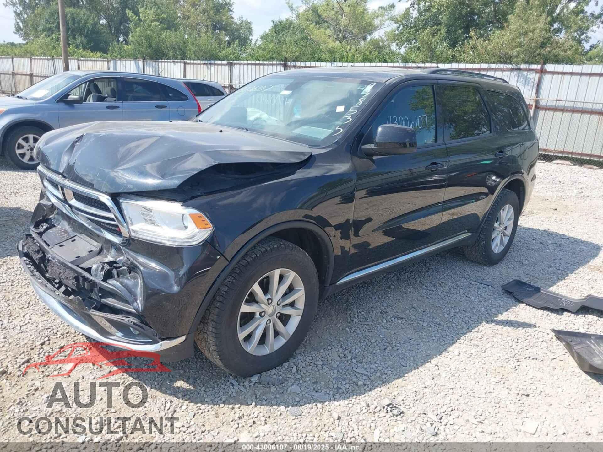 DODGE DURANGO 2015 - 1C4RDJAG9FC938535