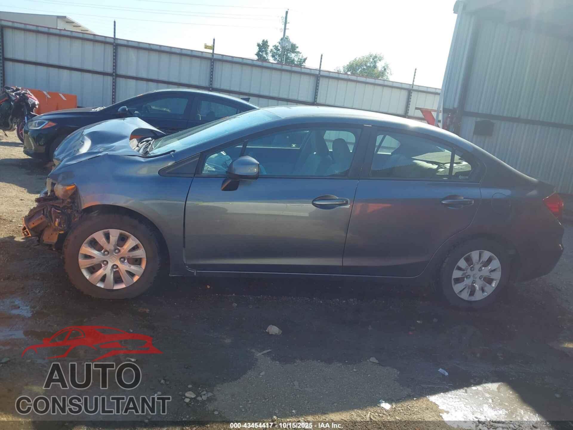 HONDA CIVIC 2012 - 19XFB2F59CE045372