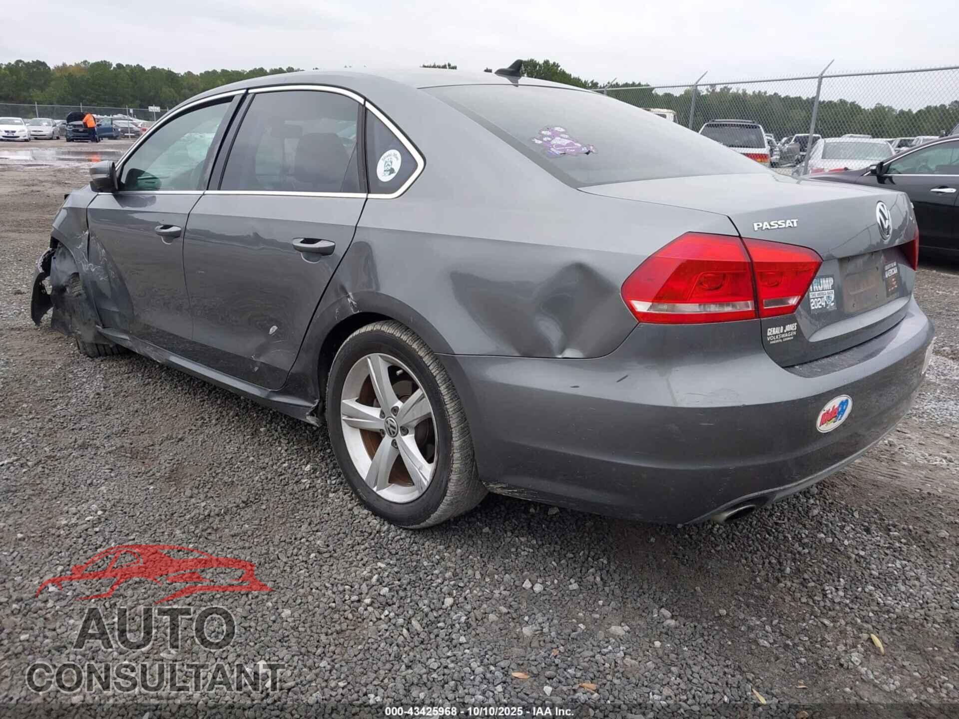 VOLKSWAGEN PASSAT 2015 - 1VWBS7A37FC009853