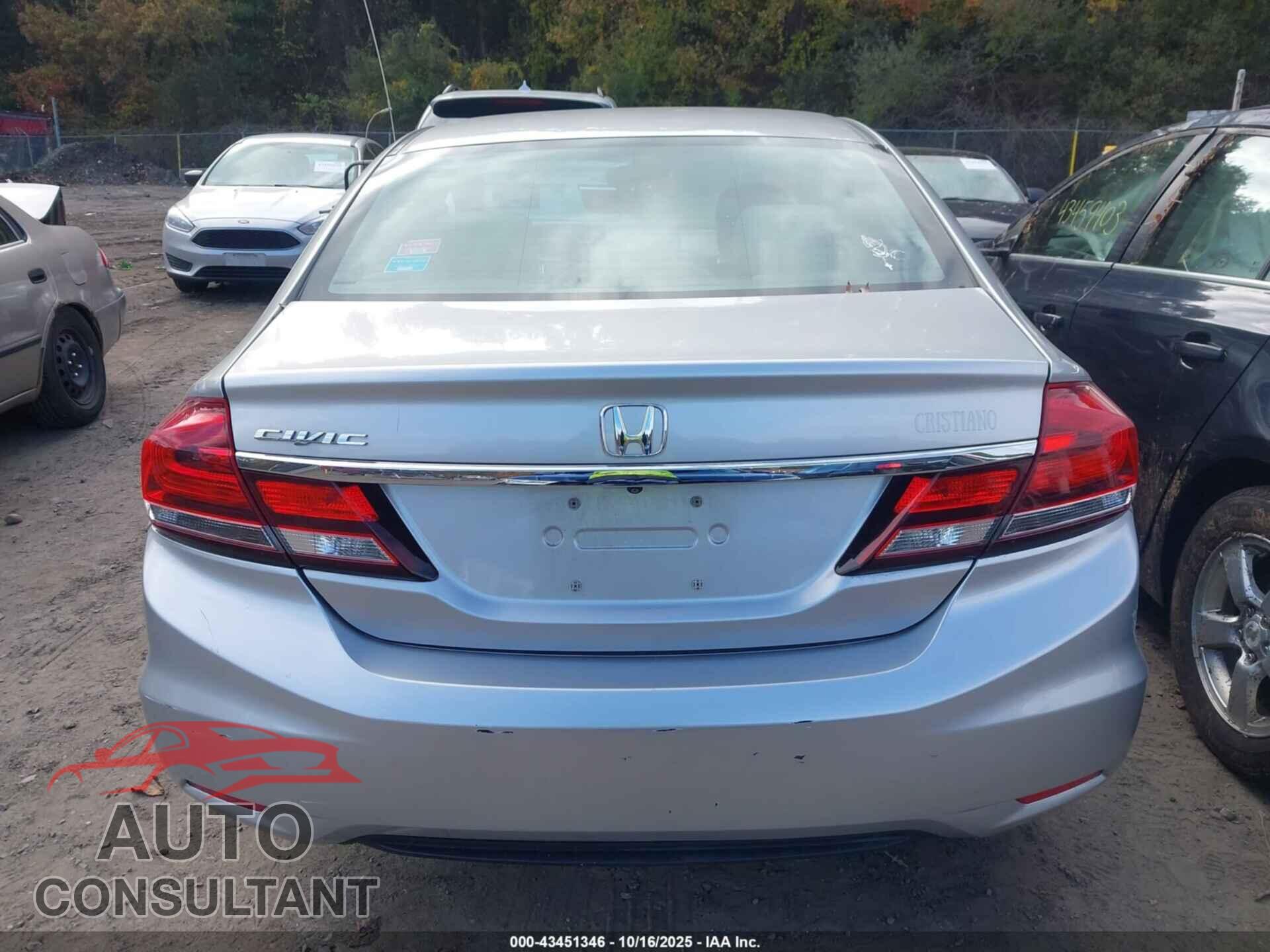 HONDA CIVIC 2014 - 19XFB2F51EE225836