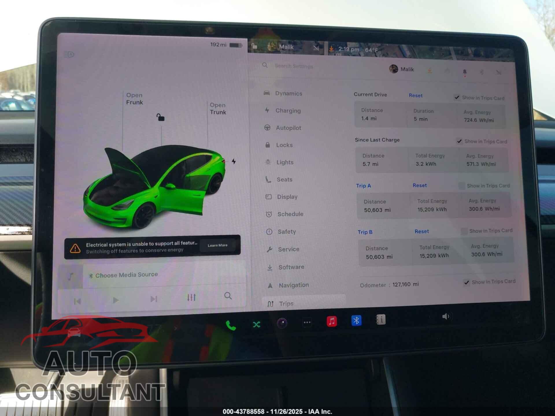 TESLA MODEL 3 2018 - 5YJ3E1EA0JF006129