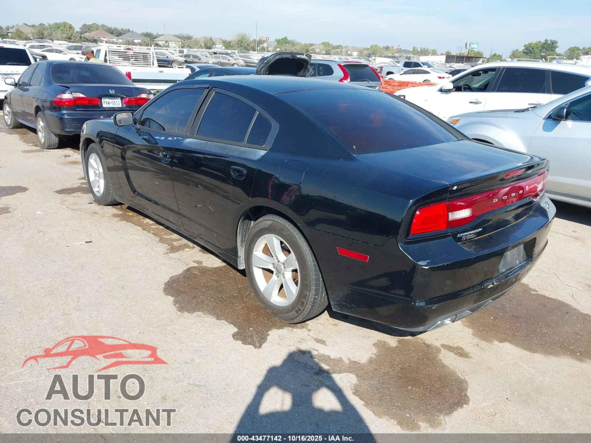 DODGE CHARGER 2012 - 2C3CDXBG2CH297023