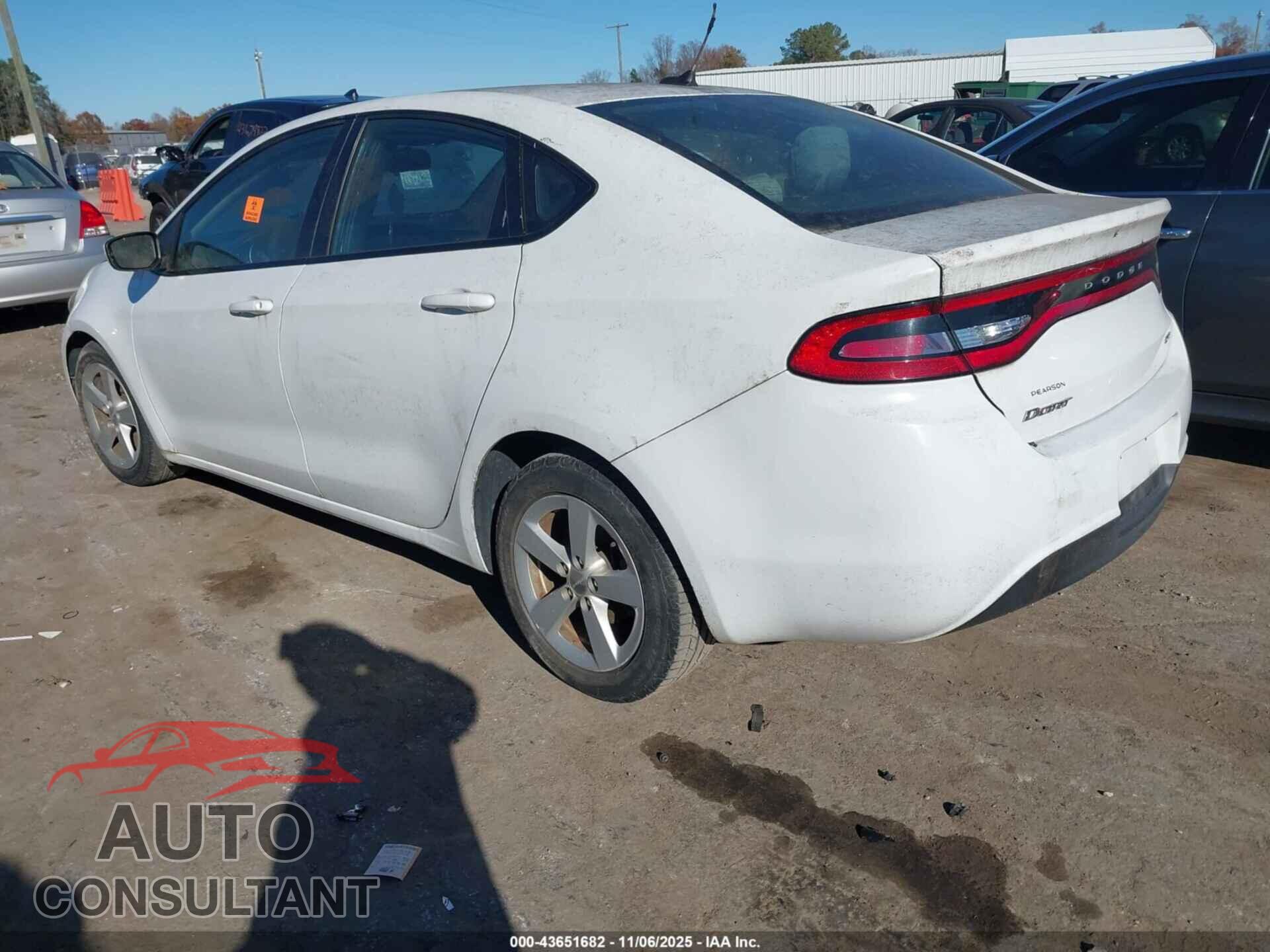 DODGE DART 2015 - 1C3CDFBB1FD310084