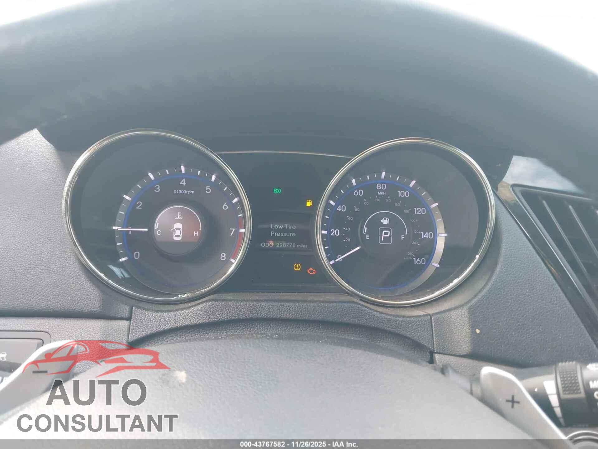 HYUNDAI SONATA 2012 - 5NPEC4AB1CH327907