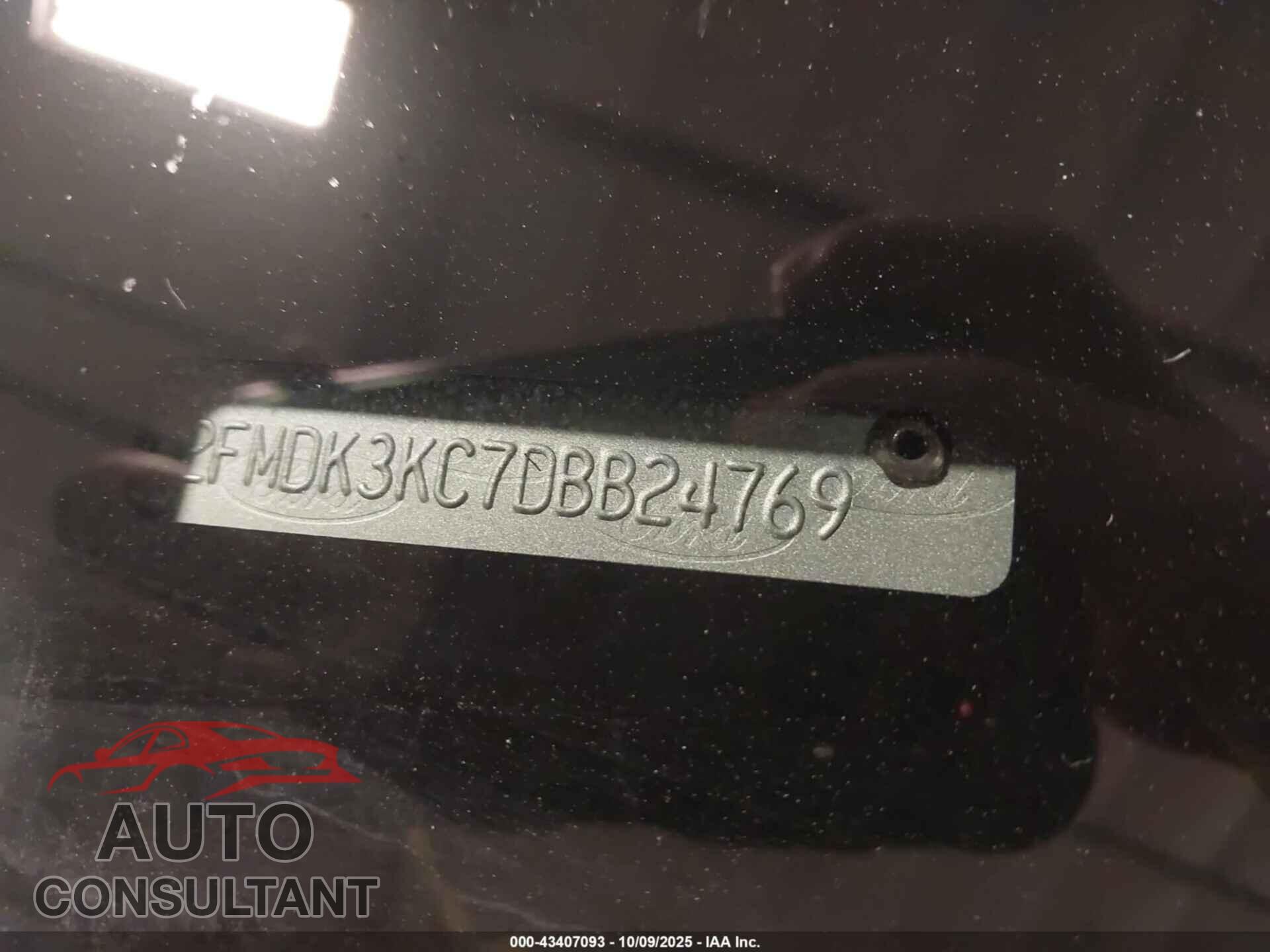 FORD EDGE 2013 - 2FMDK3KC7DBB24769