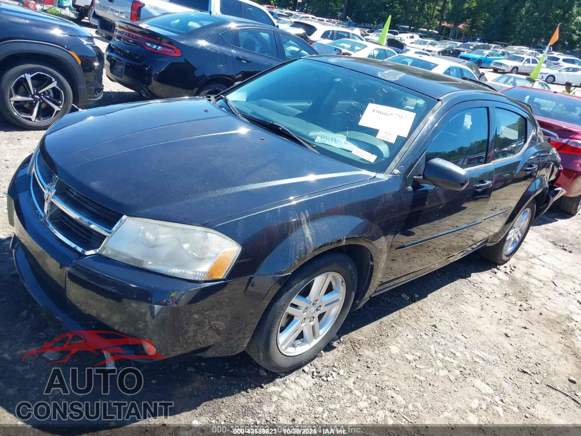 DODGE AVENGER 2010 - 1B3CC5FB8AN146291
