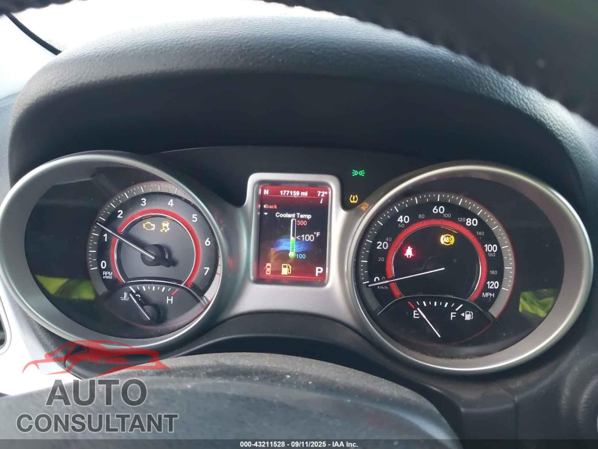 DODGE JOURNEY 2012 - 3C4PDCEG9CT282348