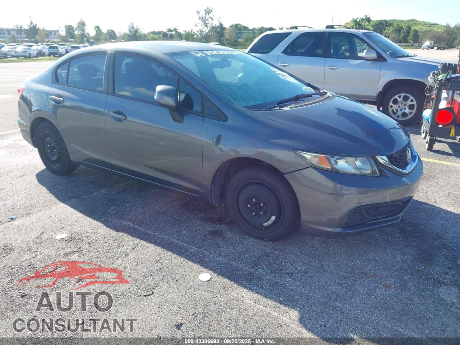 HONDA CIVIC 2013 - 19XFB2F57DE076802