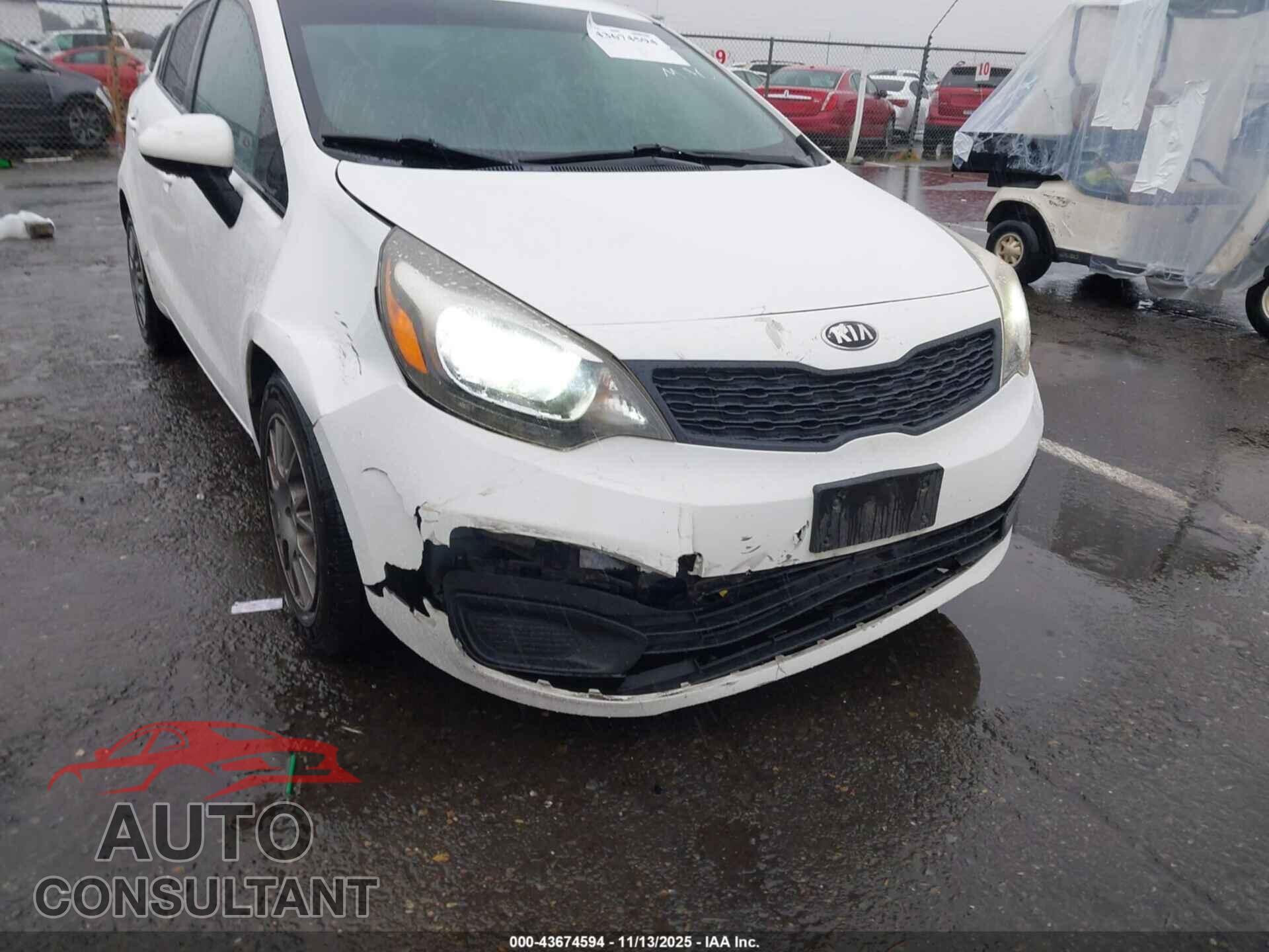 KIA RIO 2013 - KNADM4A37D6281901