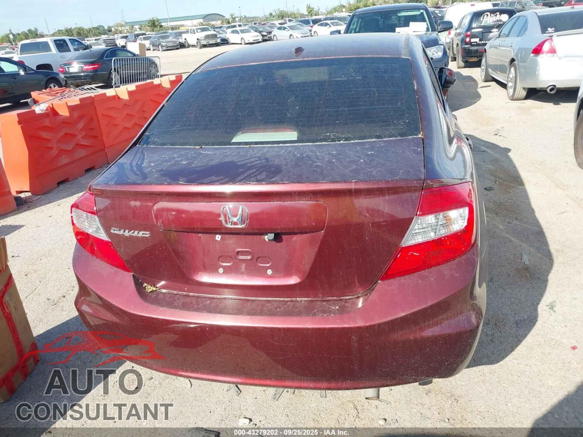 HONDA CIVIC 2012 - 19XFB2F95CE053732