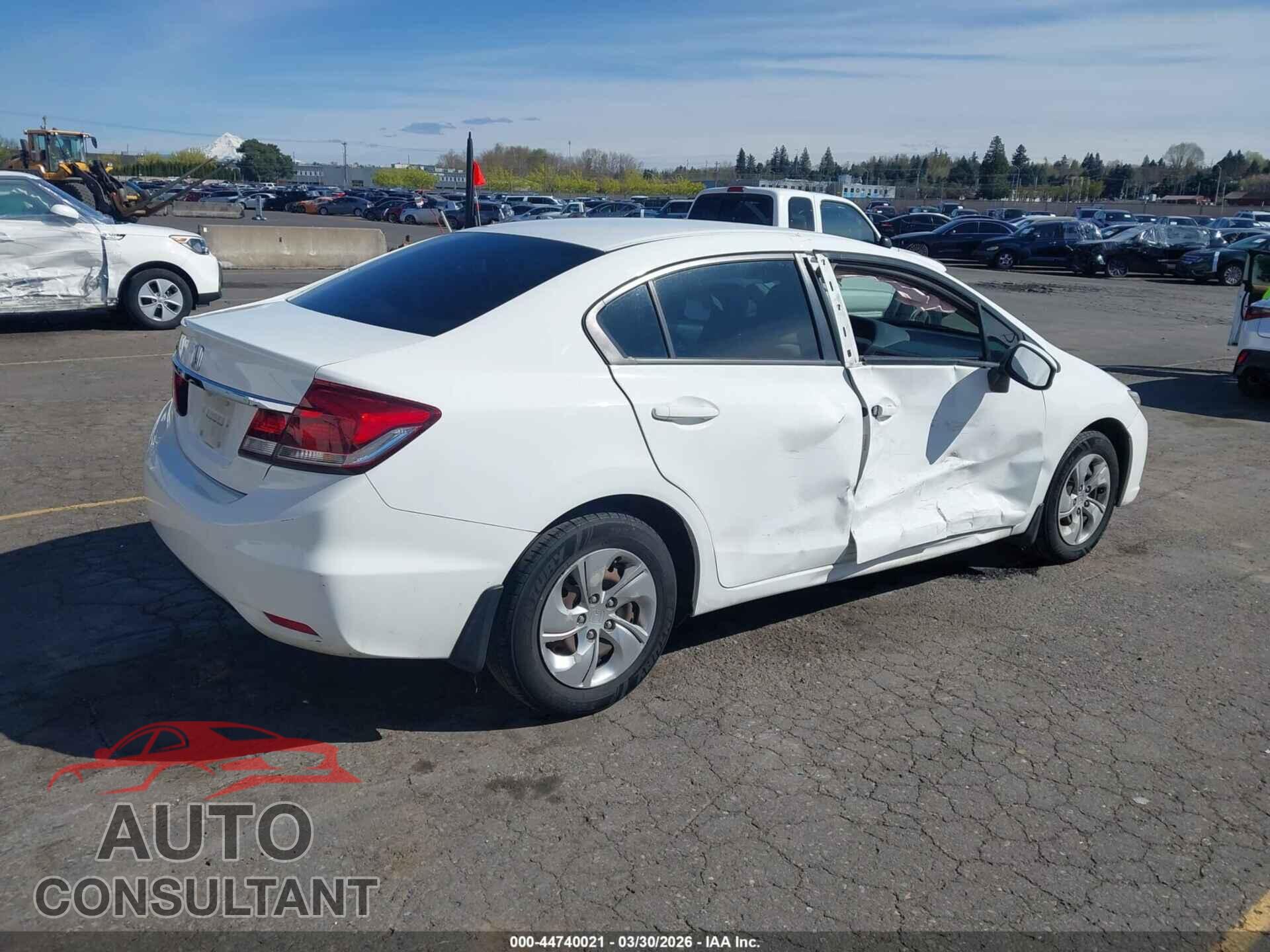 HONDA CIVIC 2013 - 19XFB2F52DE236231