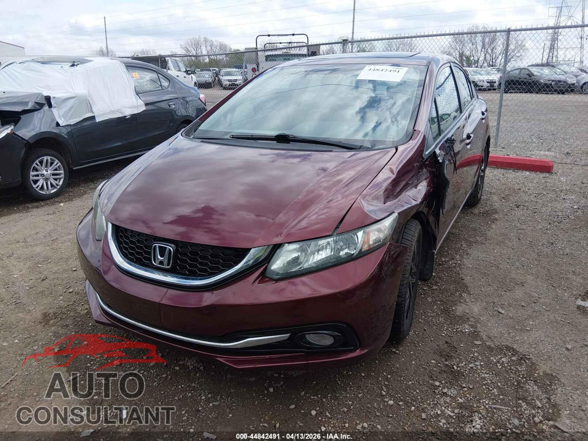 HONDA CIVIC 2013 - 19XFB2F94DE013093