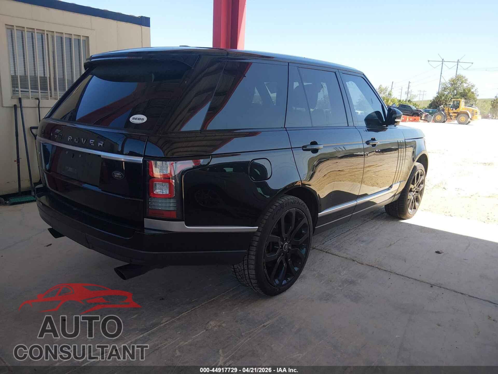 LAND ROVER RANGE ROVER 2013 - SALGS2EF8DA112409