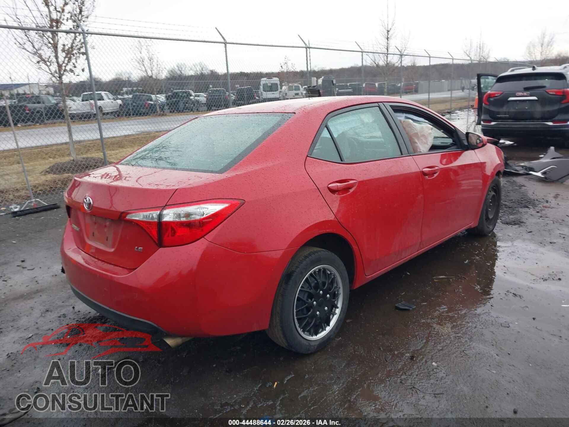 TOYOTA COROLLA 2016 - 2T1BURHEXGC660905