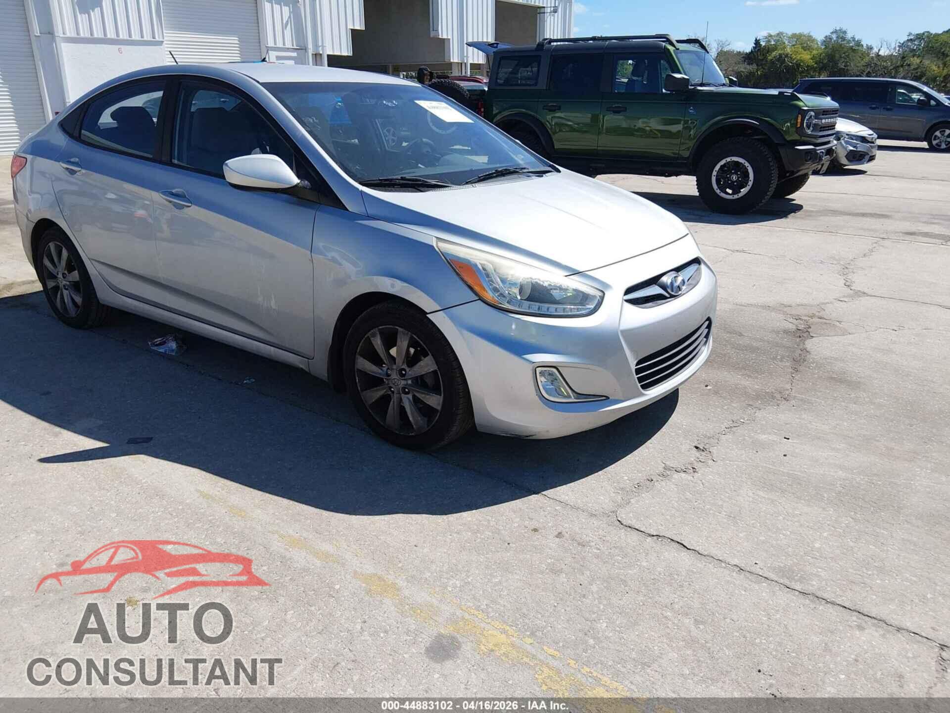HYUNDAI ACCENT 2014 - KMHCU4AE4EU766148
