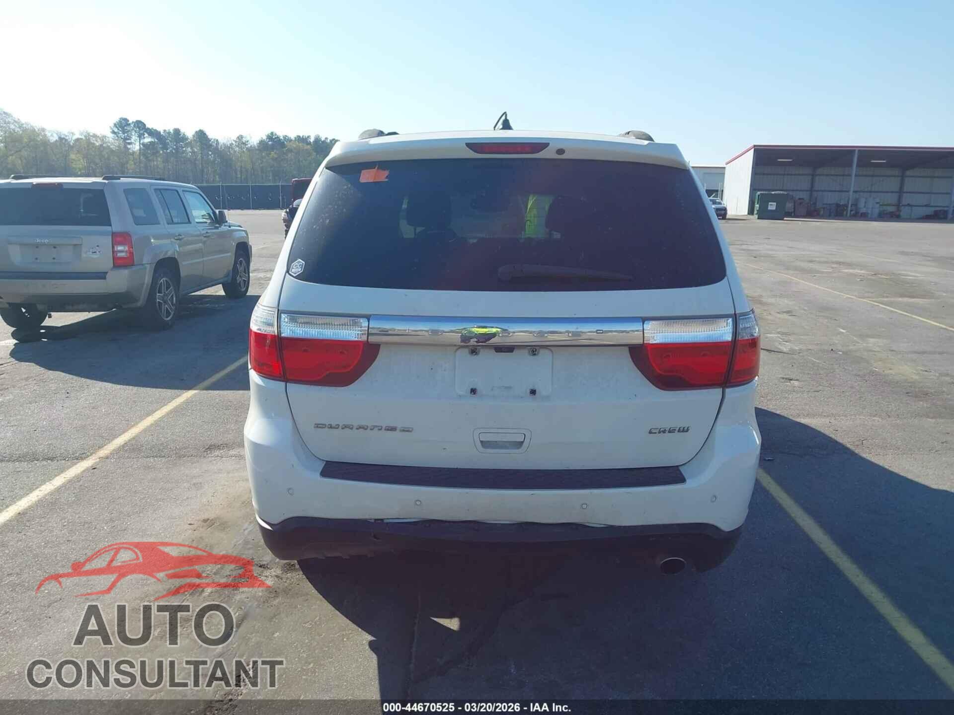 DODGE DURANGO 2011 - 1D4RE5GG9BC695866