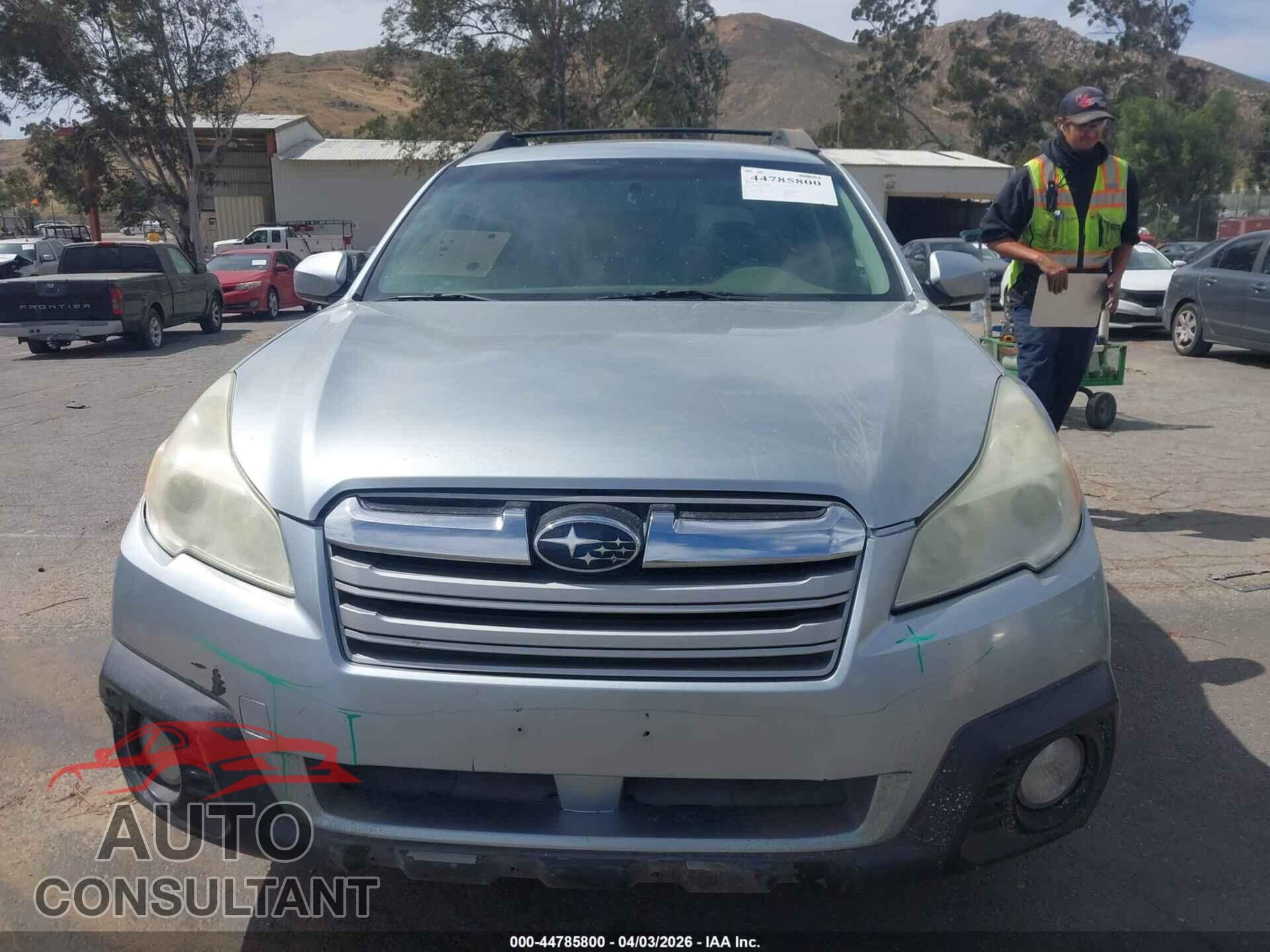 SUBARU OUTBACK 2014 - 4S4BRBLC1E3200970