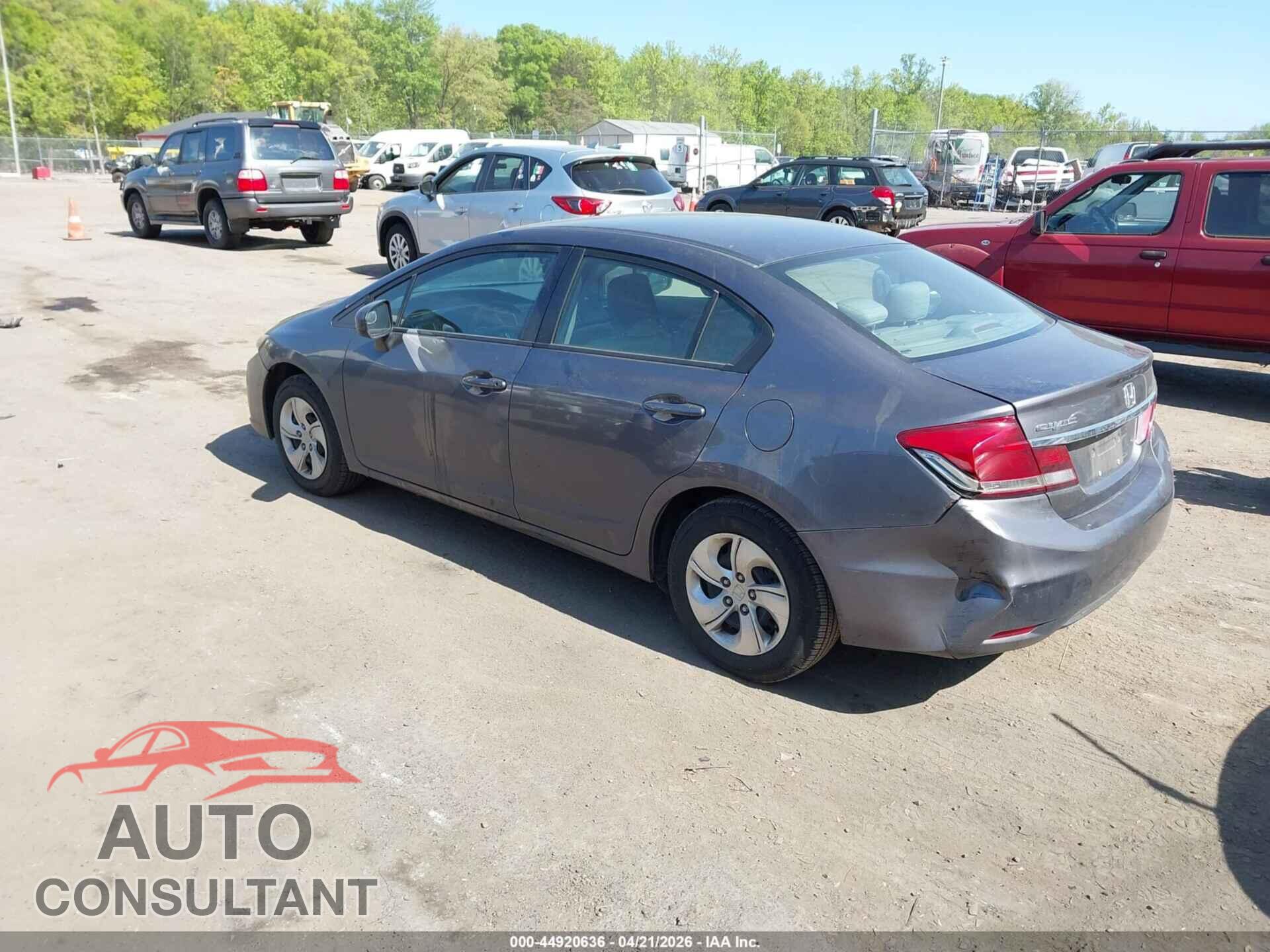 HONDA CIVIC 2014 - 19XFB2F56EE265474