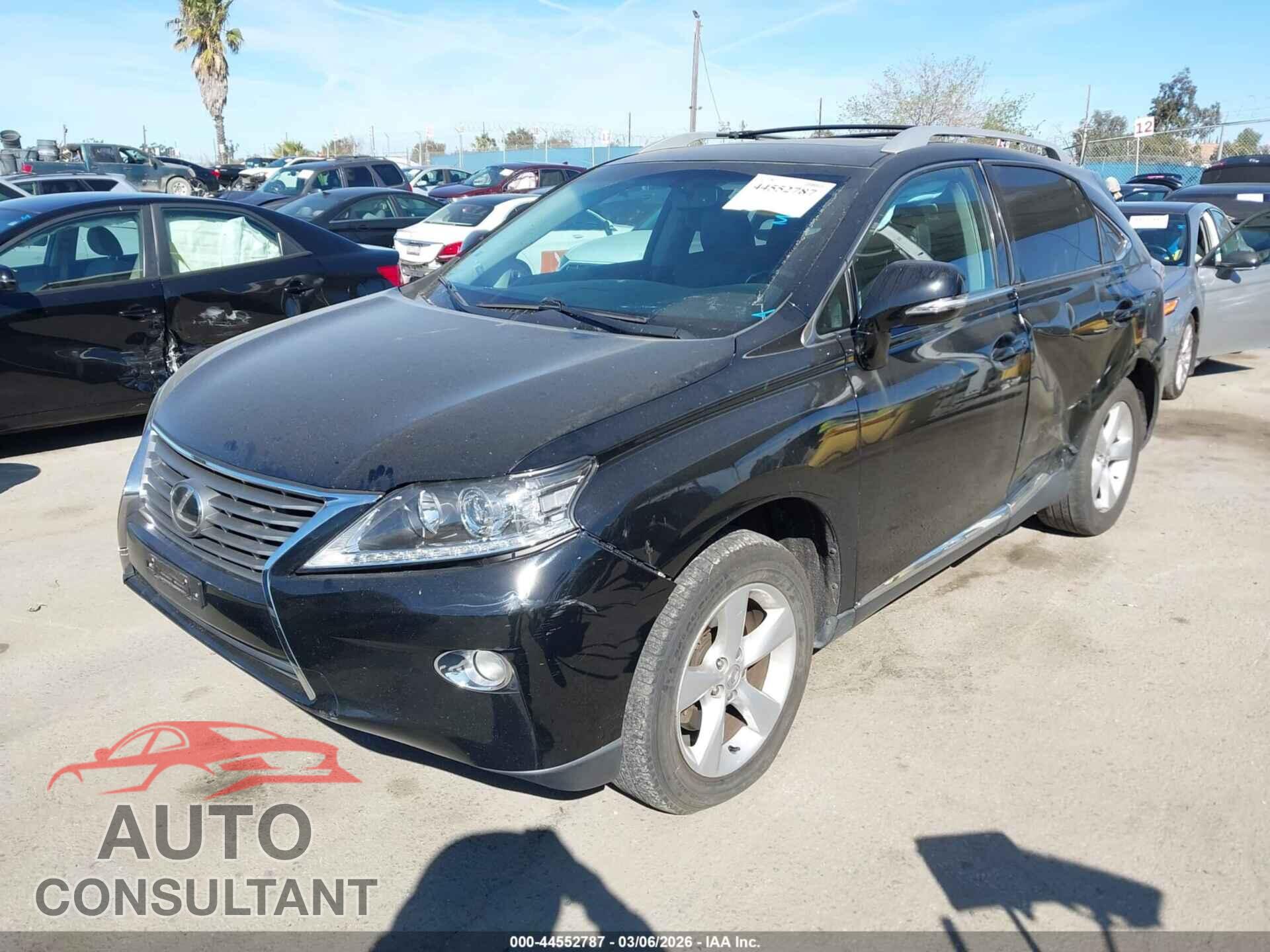 LEXUS RX 350 2013 - 2T2BK1BA5DC213970