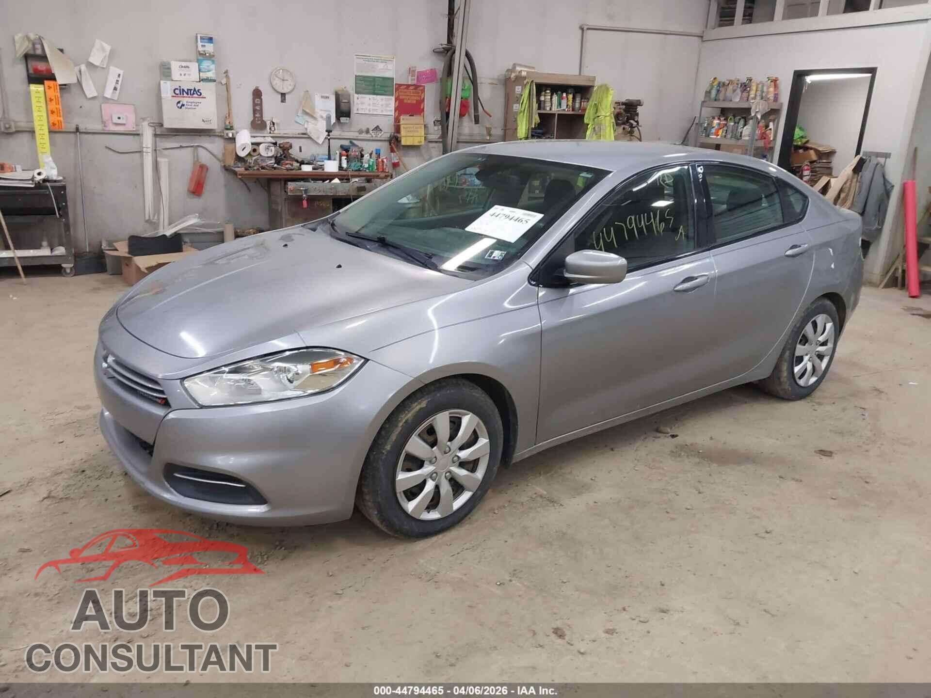 DODGE DART 2015 - 1C3CDFAAXFD181741