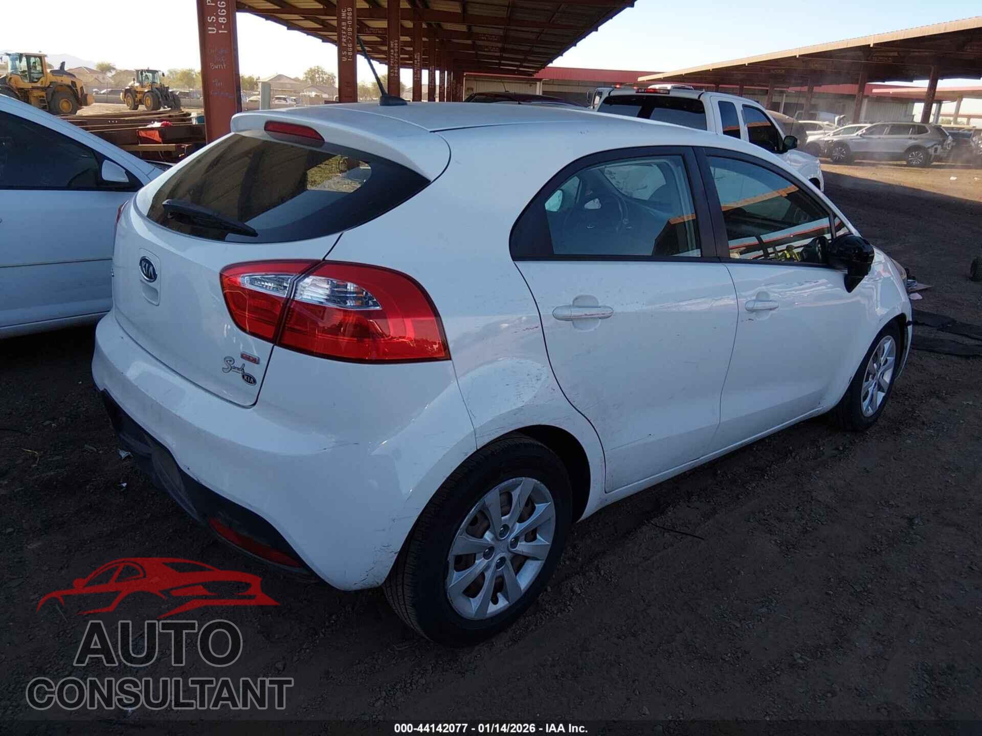KIA RIO5 2012 - KNADM5A3XC6051791