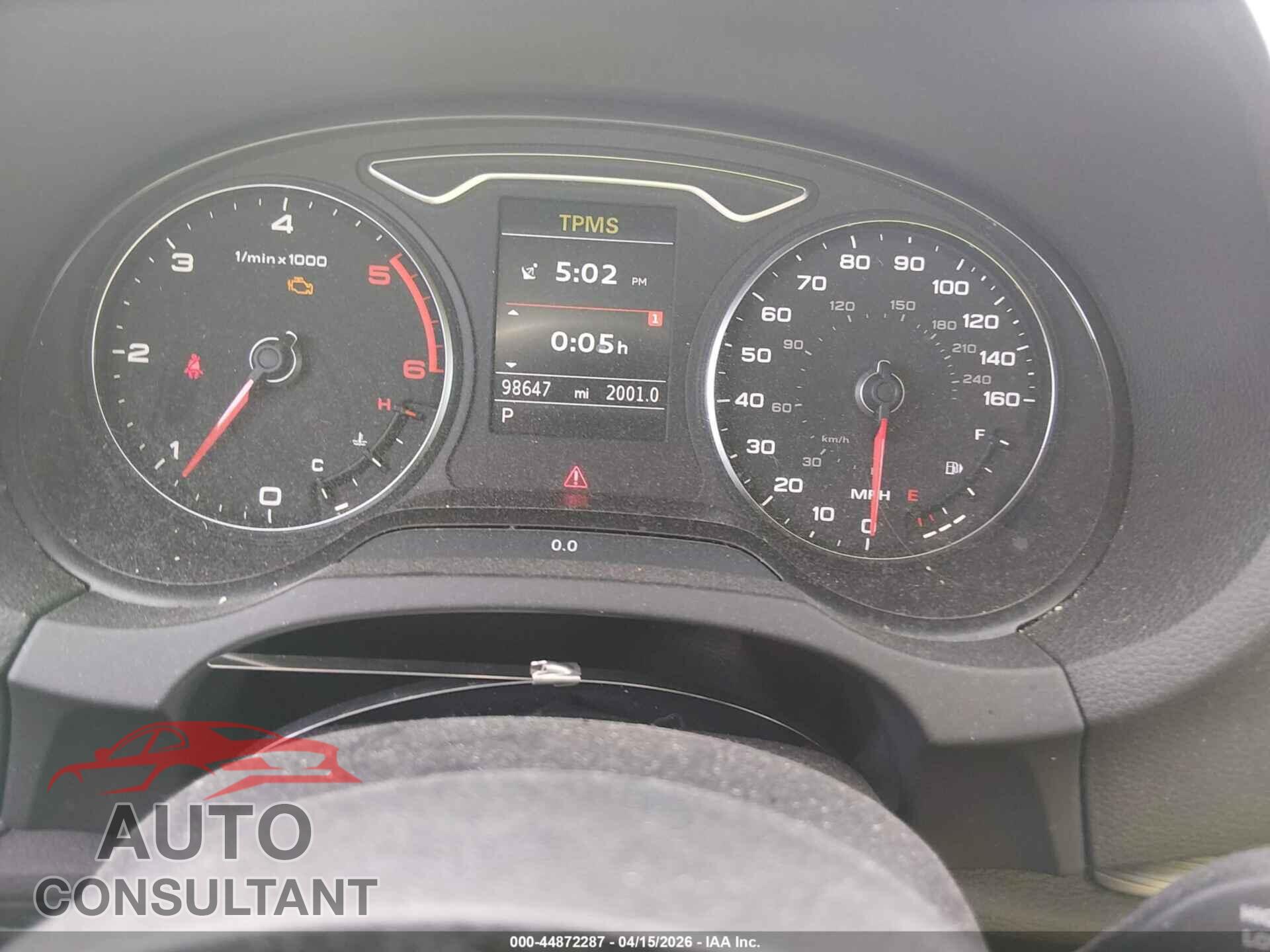 AUDI A3 2015 - WAUCJGFF0F1055787