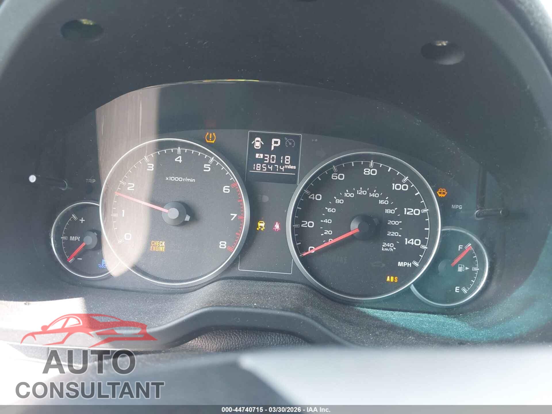 SUBARU OUTBACK 2014 - 4S4BRCDC5E3270007