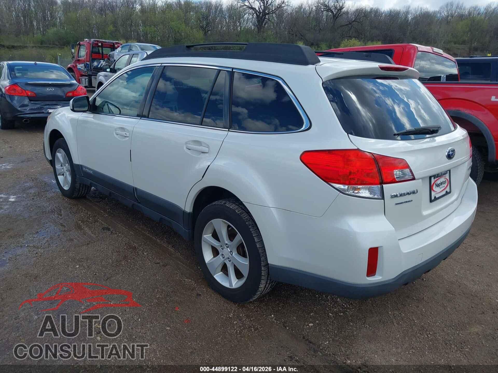 SUBARU OUTBACK 2013 - 4S4BRBCC4D3301922