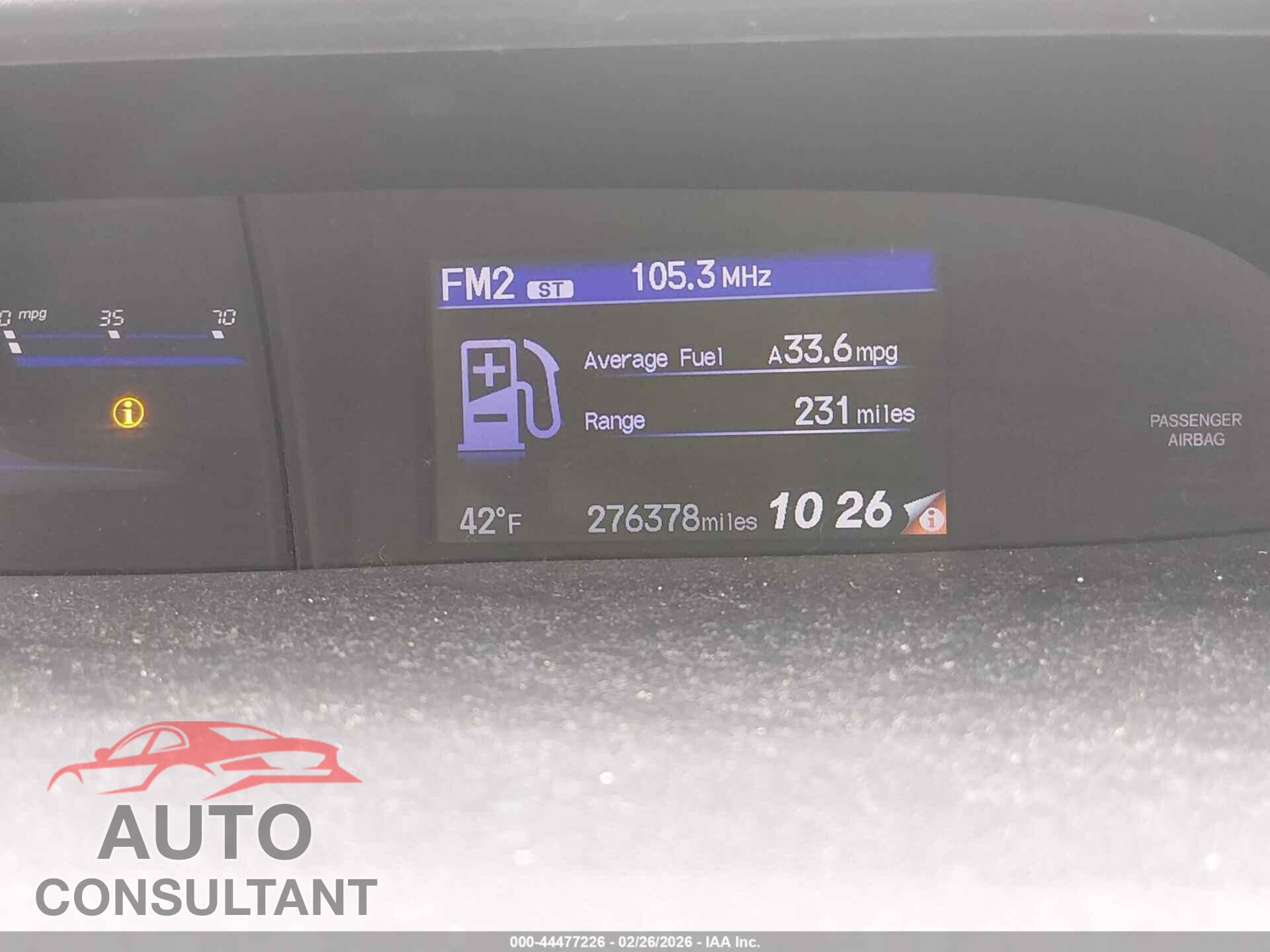 HONDA CIVIC 2014 - 2HGFB2F54EH548252