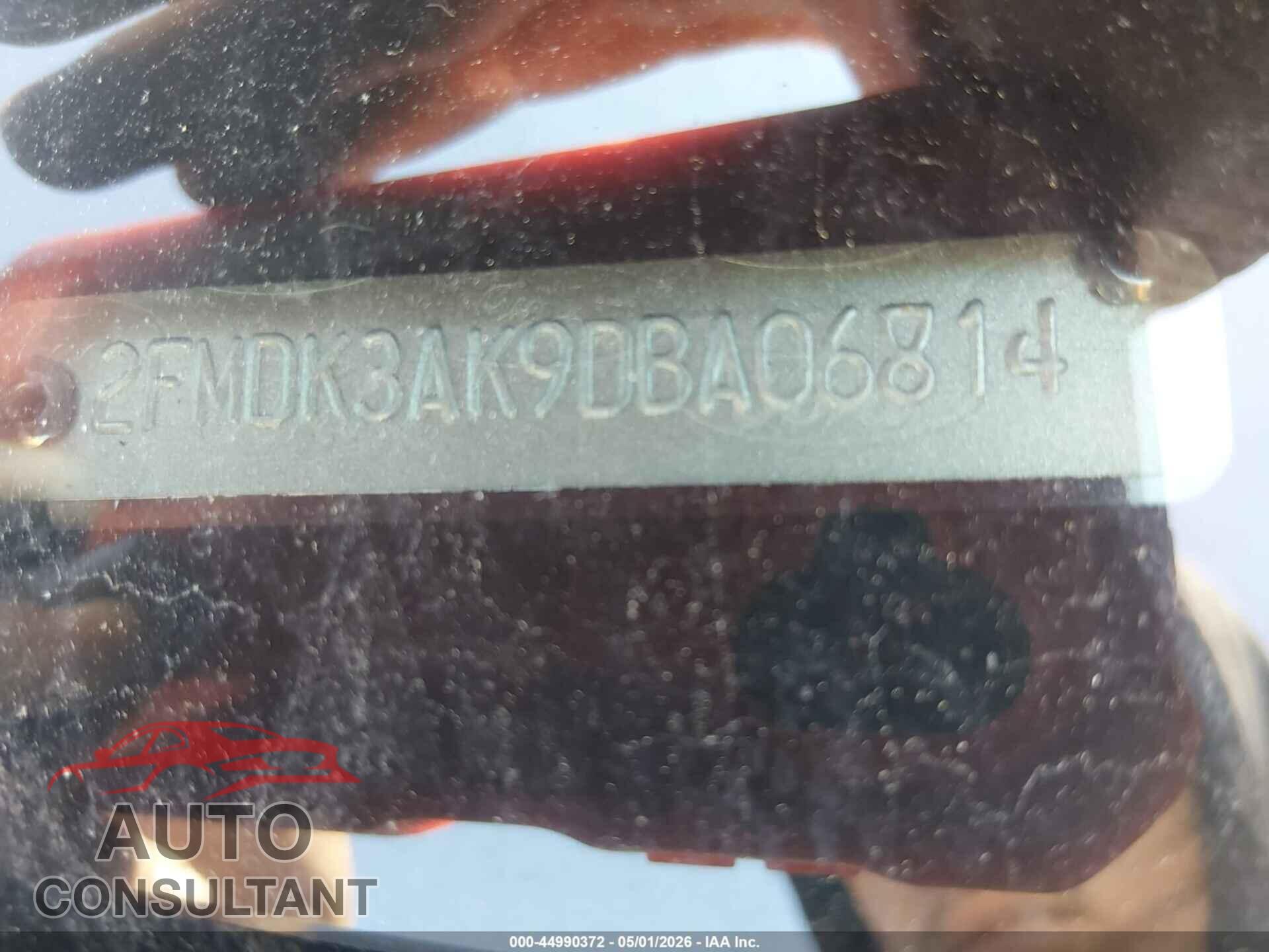 FORD EDGE 2013 - 2FMDK3AK9DBA06814