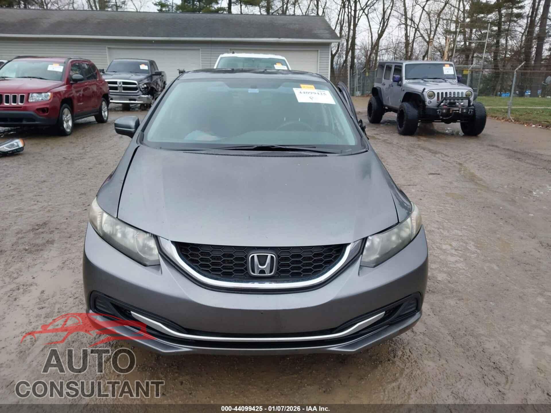 HONDA CIVIC 2013 - 2HGFB2F50DH599827