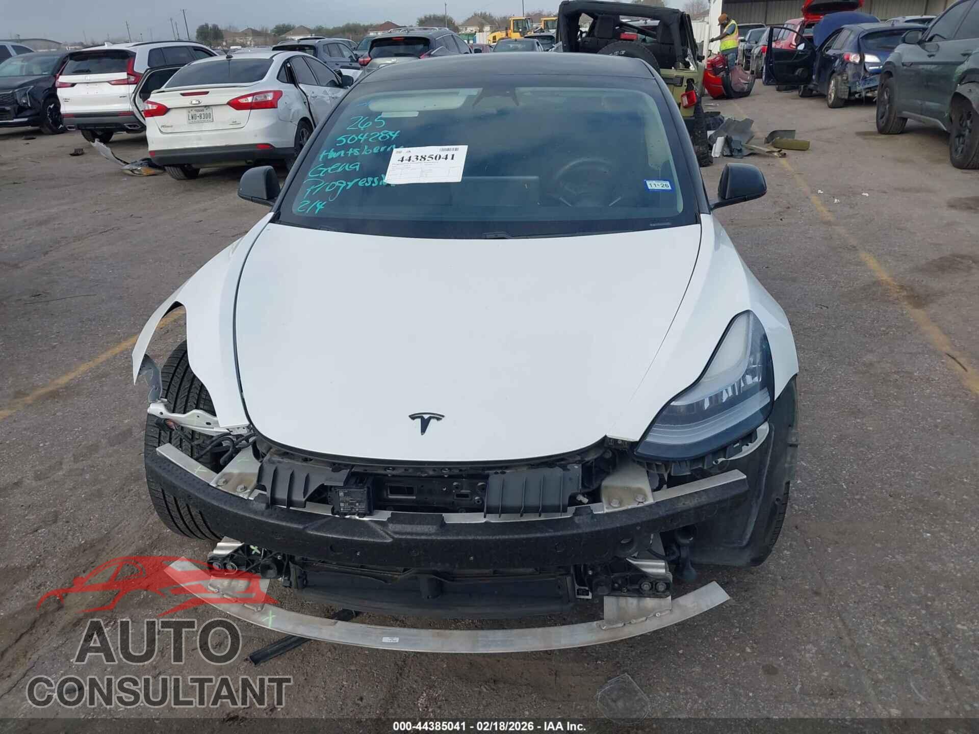 TESLA MODEL 3 2020 - 5YJ3E1EA0LF504284