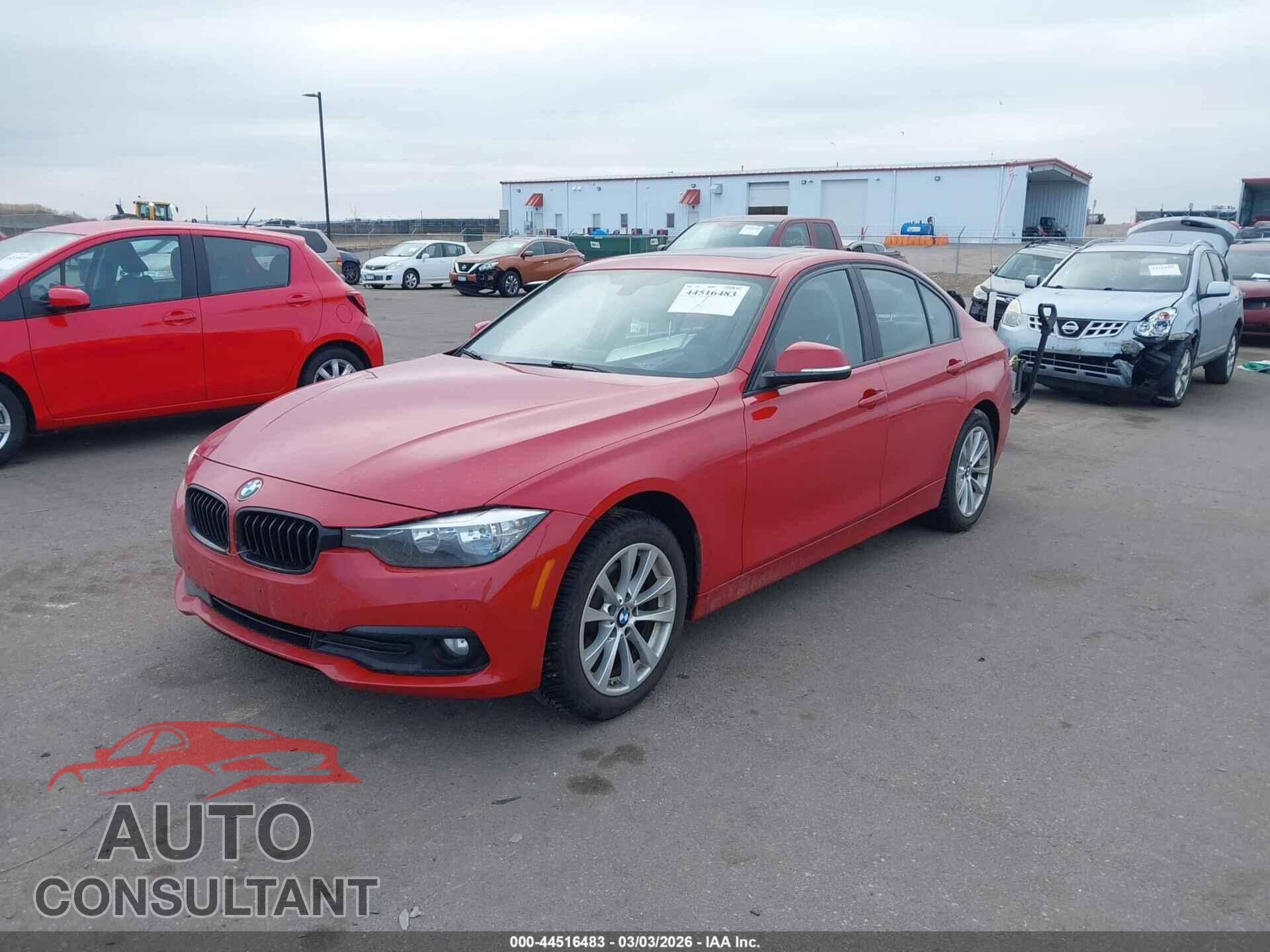 BMW 320I 2016 - WBA8E5G53GNU20252