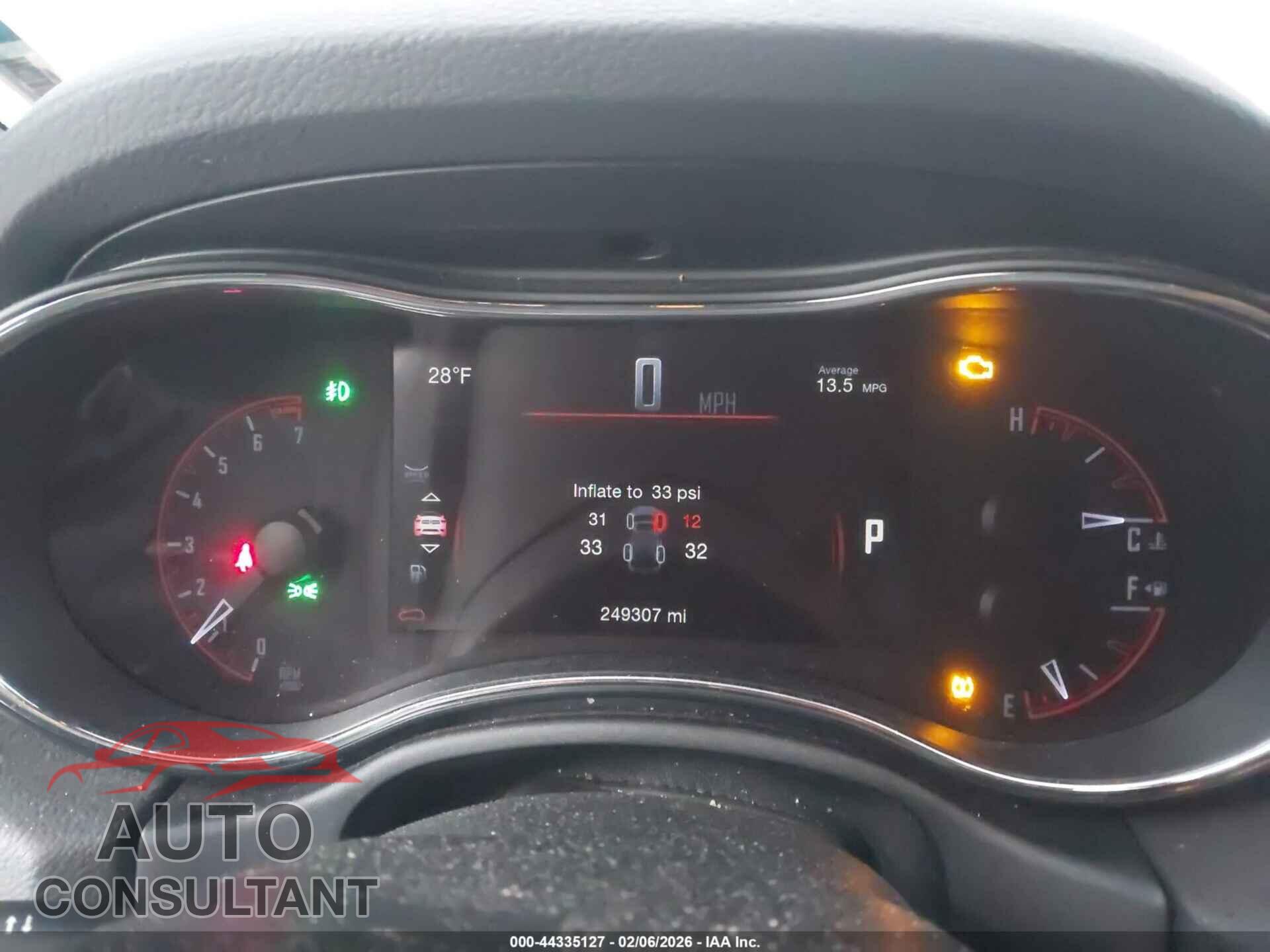 DODGE DURANGO 2016 - 1C4RDJAGXGC433590