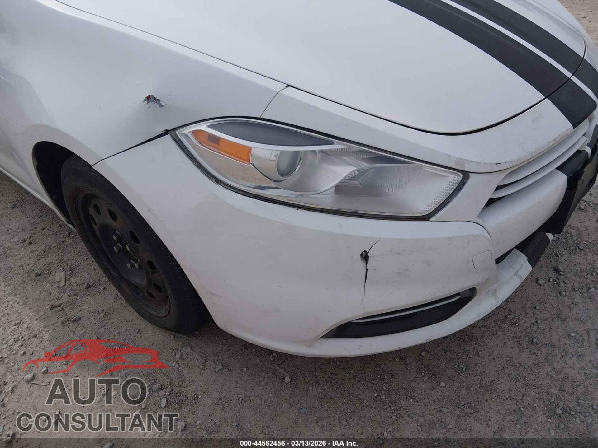 DODGE DART 2013 - 1C3CDFAA9DD305320