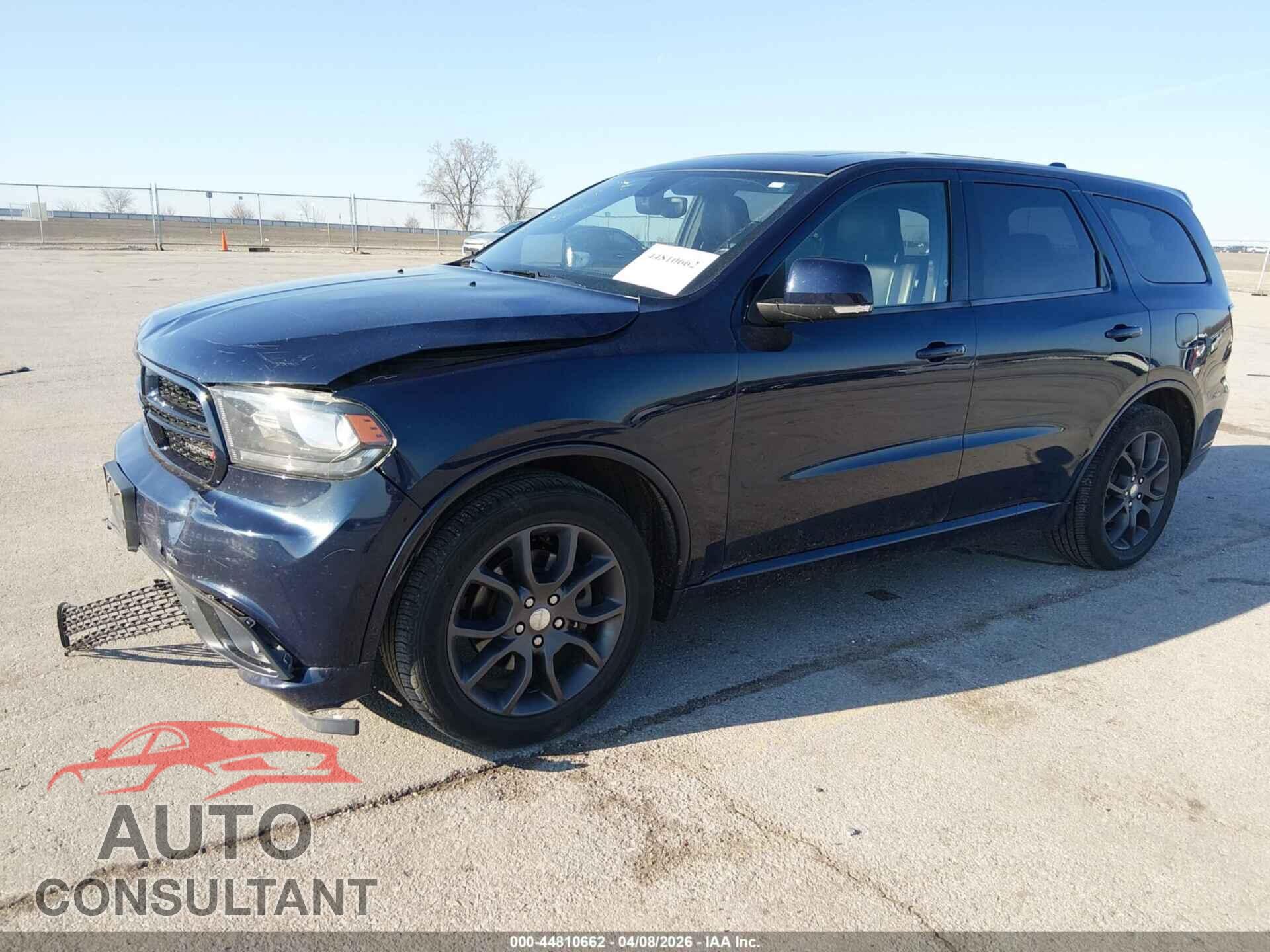 DODGE DURANGO 2017 - 1C4SDJCT2HC828148