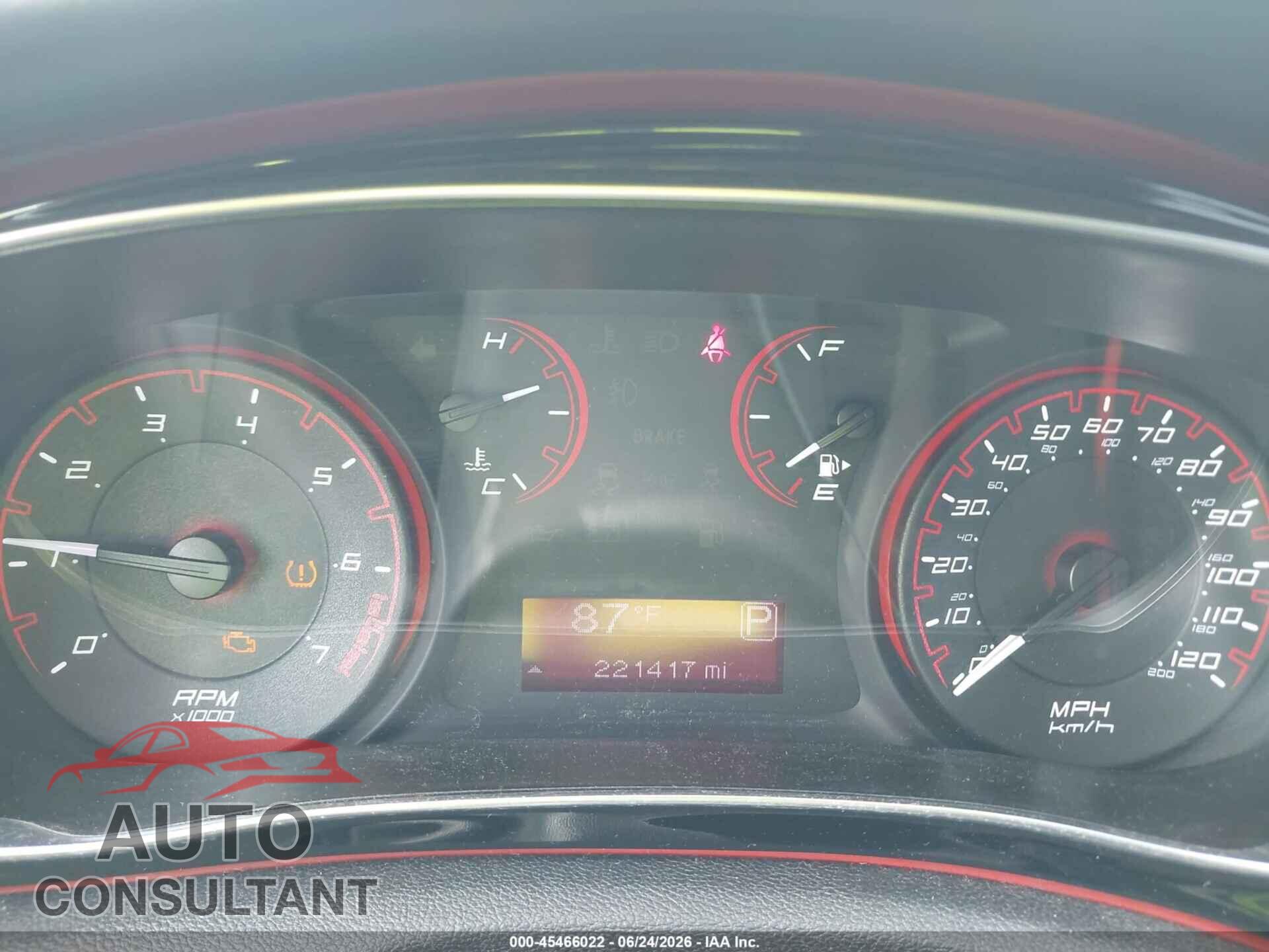 DODGE DART 2015 - 1C3CDFAA5FD375366