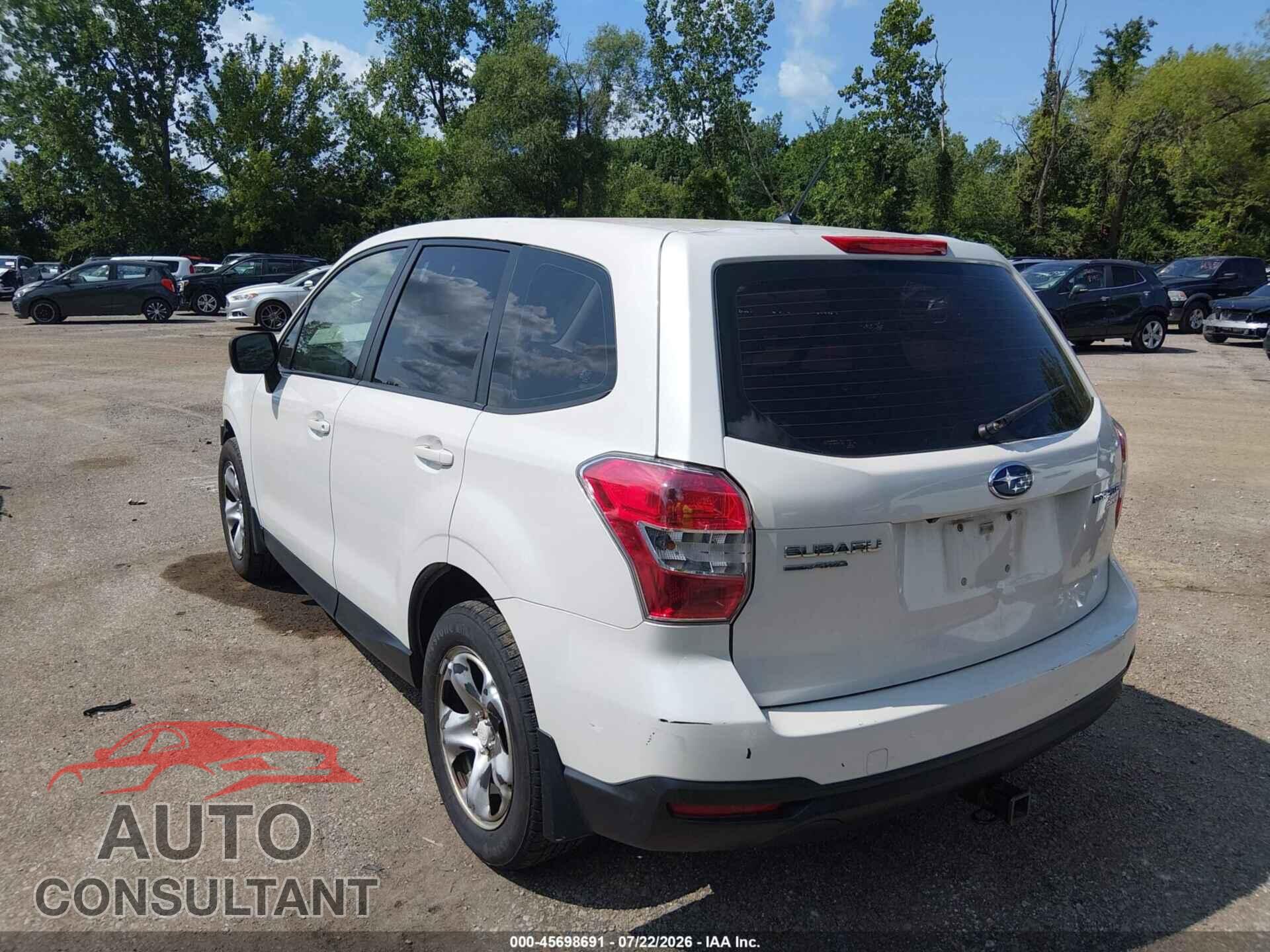 SUBARU FORESTER 2015 - JF2SJAAC6FH818655