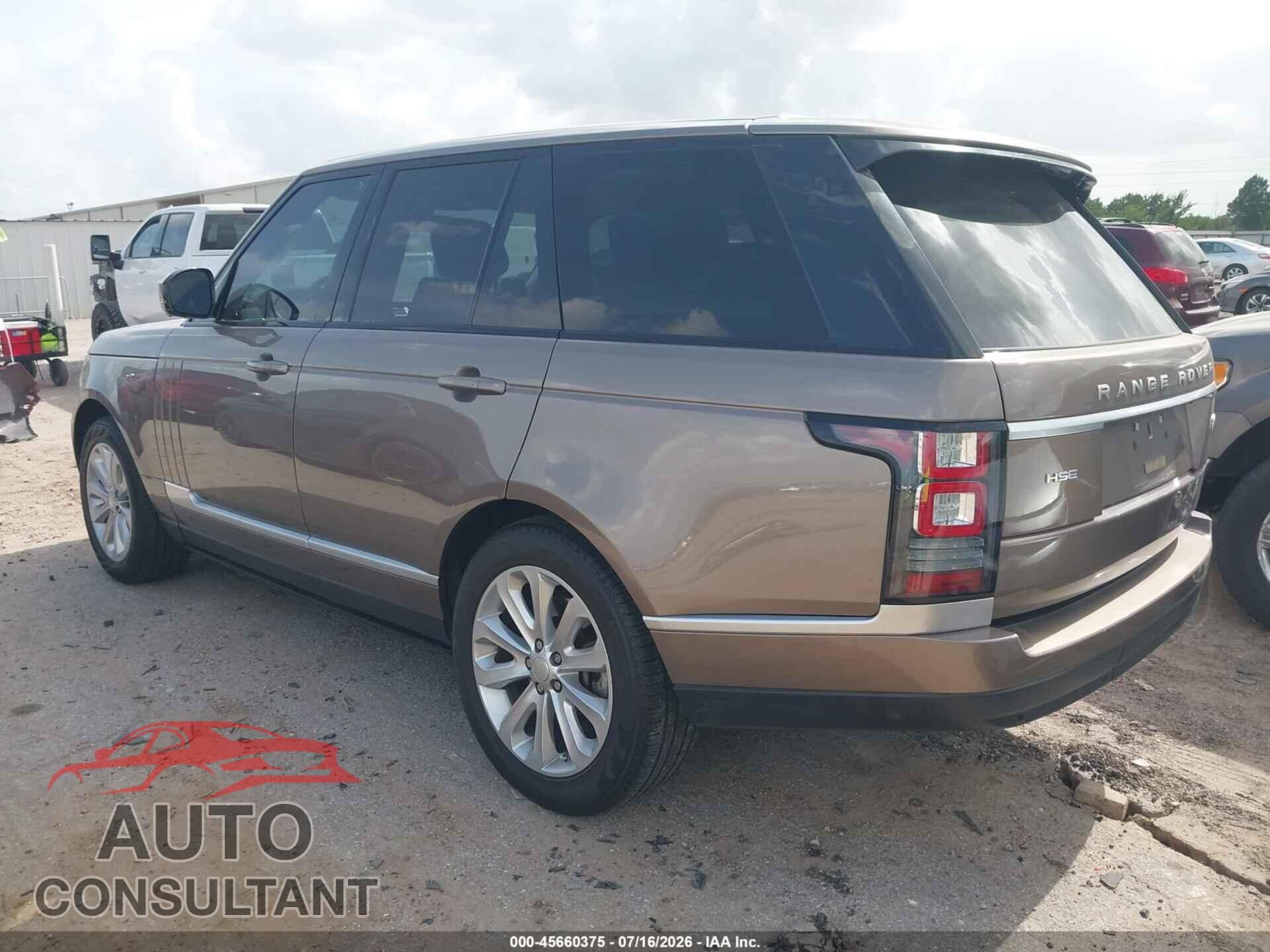 LAND ROVER RANGE ROVER 2015 - SALGS2VFXFA215446