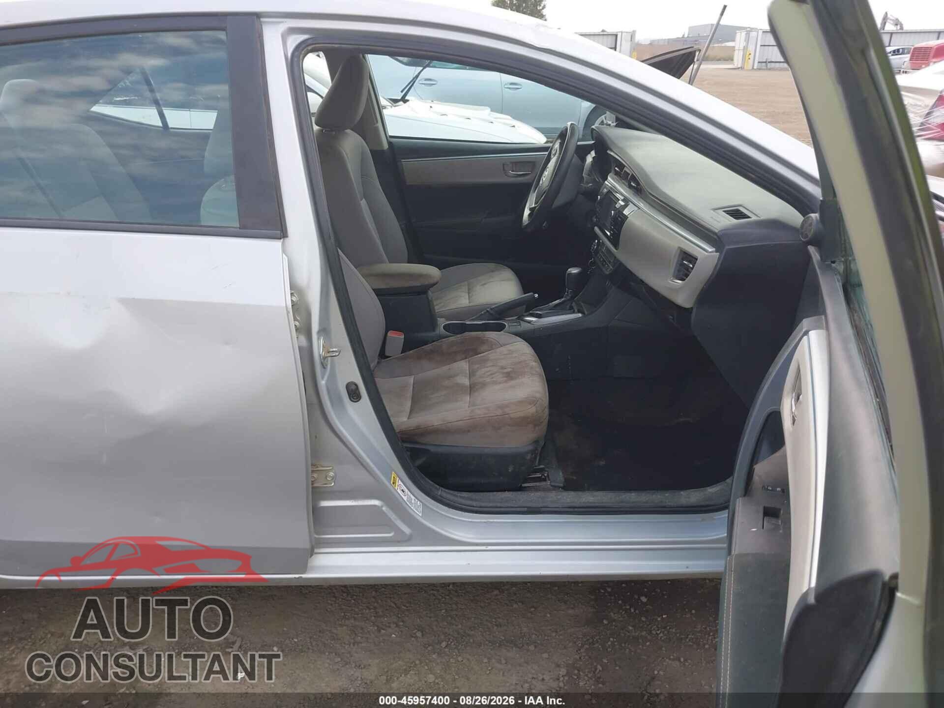 TOYOTA COROLLA 2014 - 2T1BURHE0EC006637