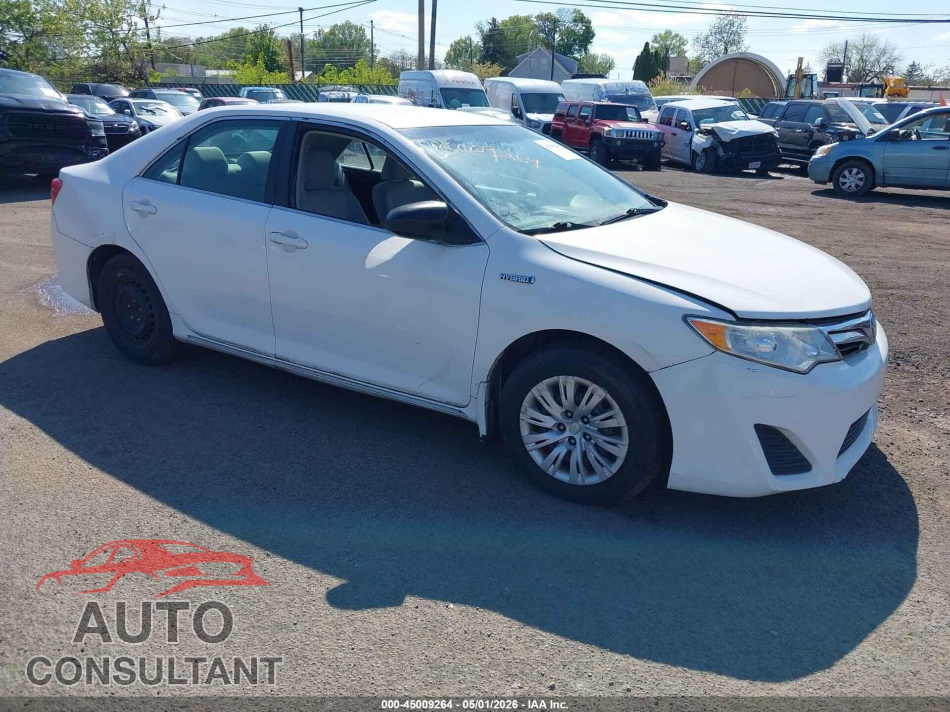 TOYOTA CAMRY HYBRID 2012 - 4T1BD1FK4CU037802