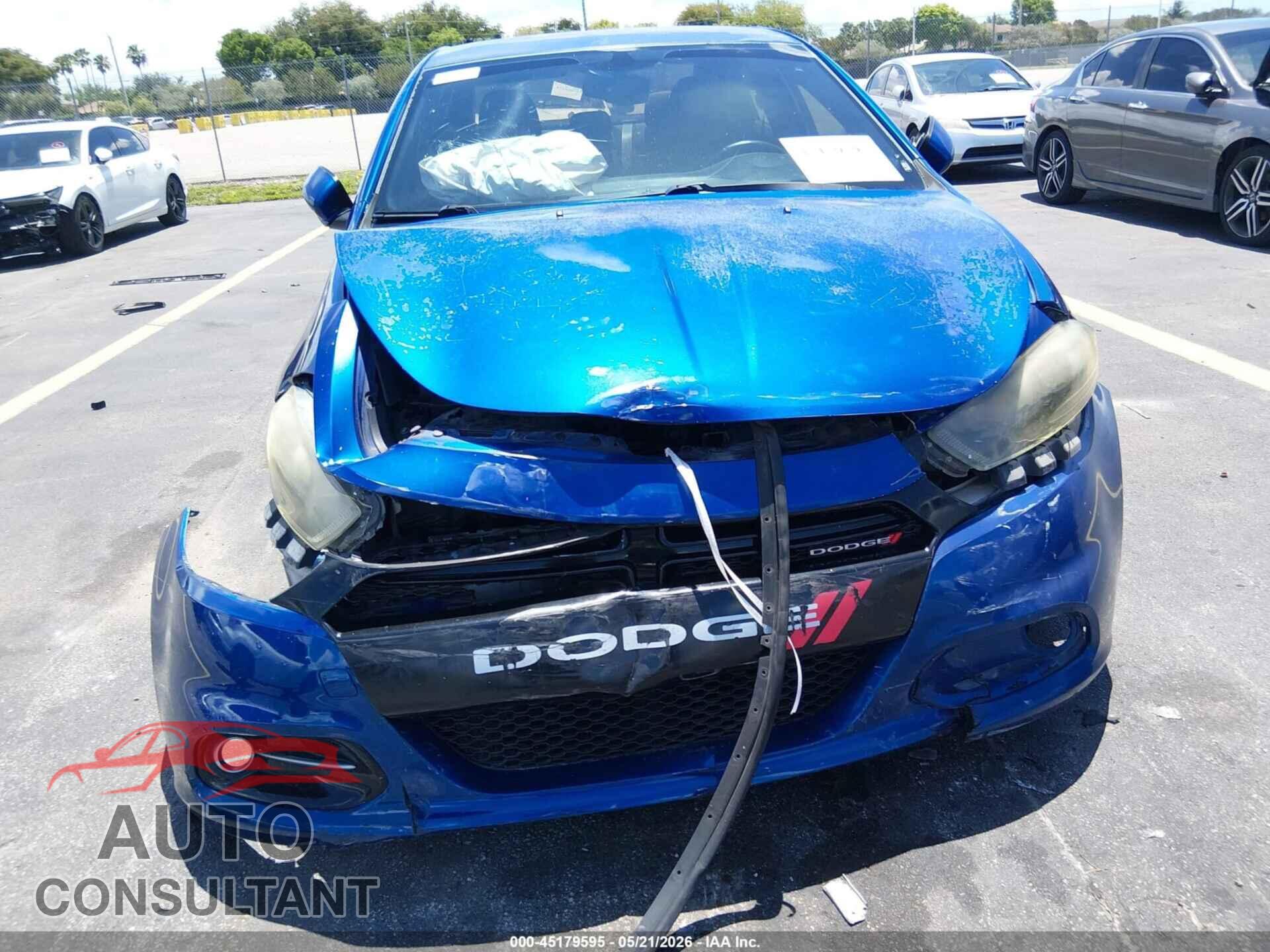 DODGE DART 2014 - 1C3CDFBB6ED823765