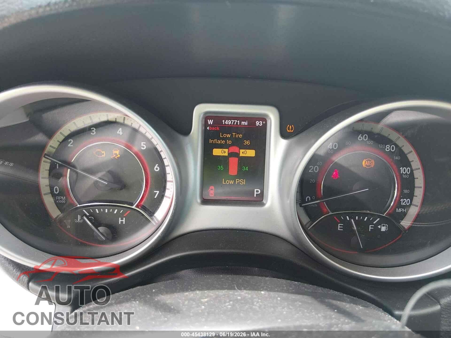 DODGE JOURNEY 2015 - 3C4PDCBG0FT610975