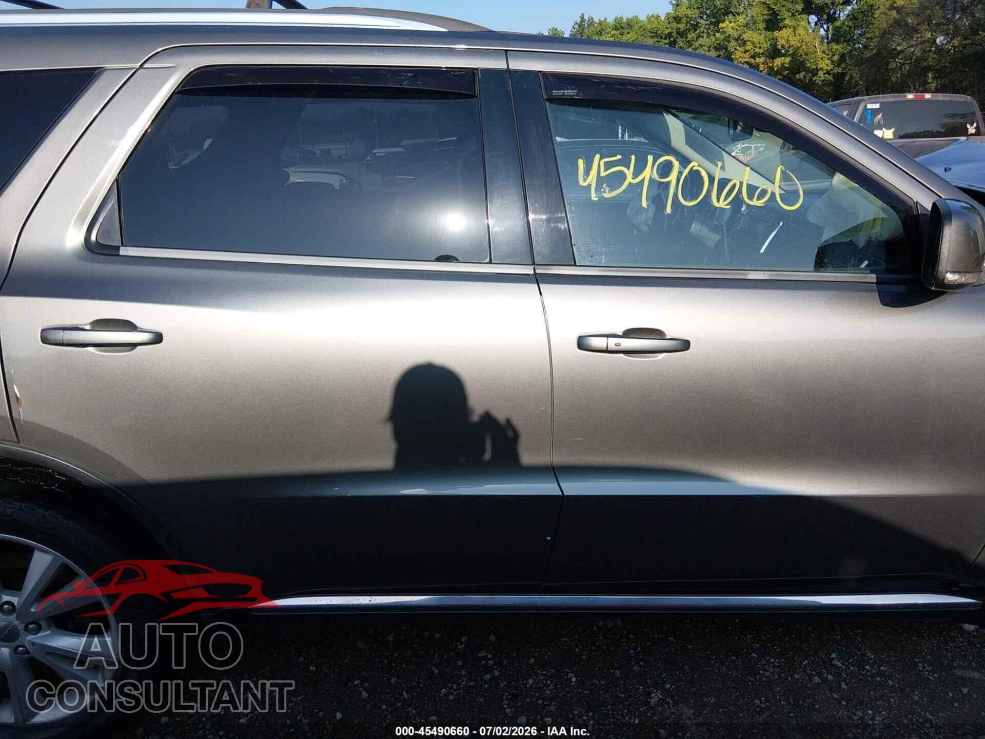 DODGE DURANGO 2012 - 1C4RDJDG7CC309184