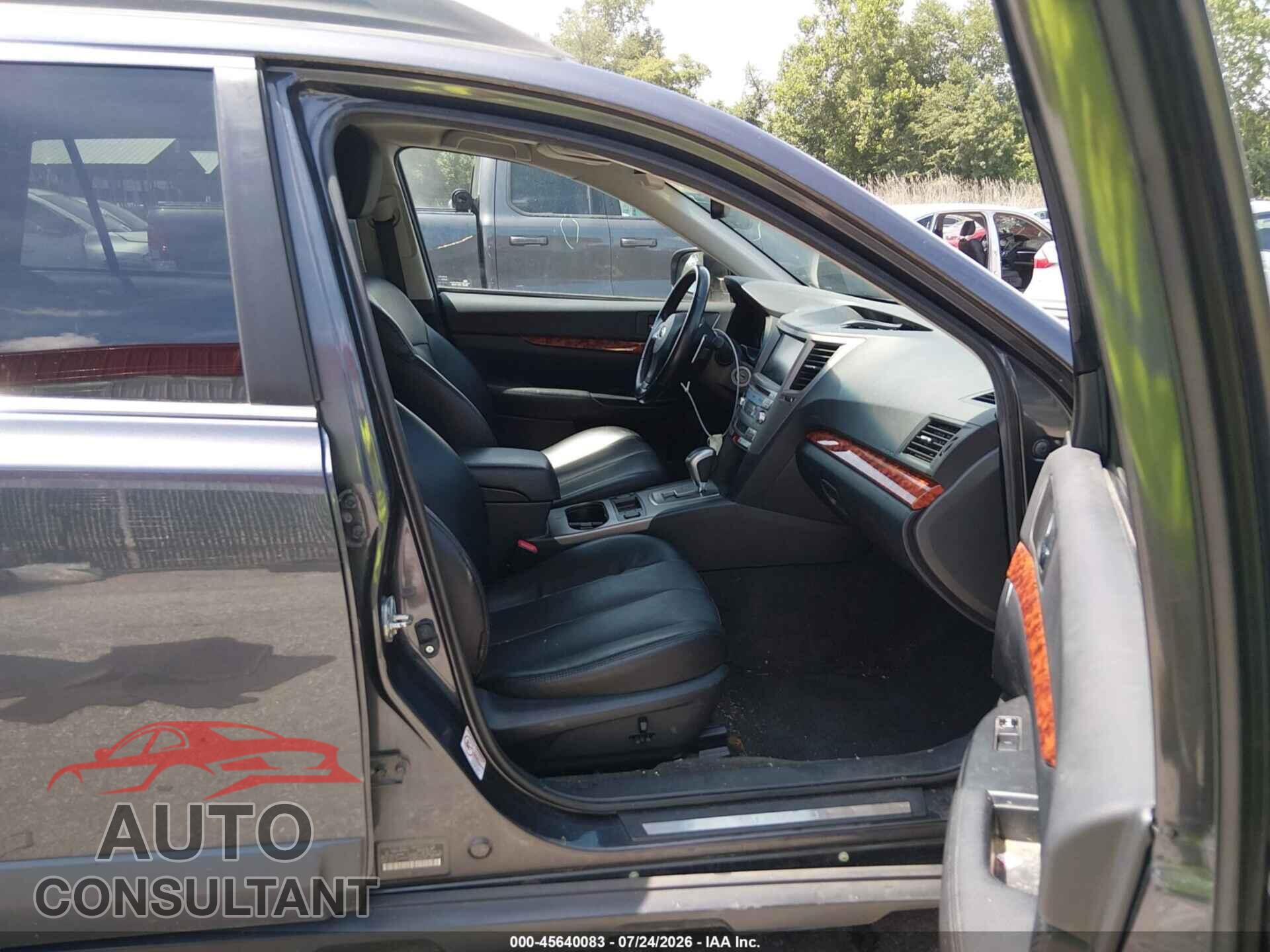 SUBARU OUTBACK 2012 - 4S4BRBLC4C3282173
