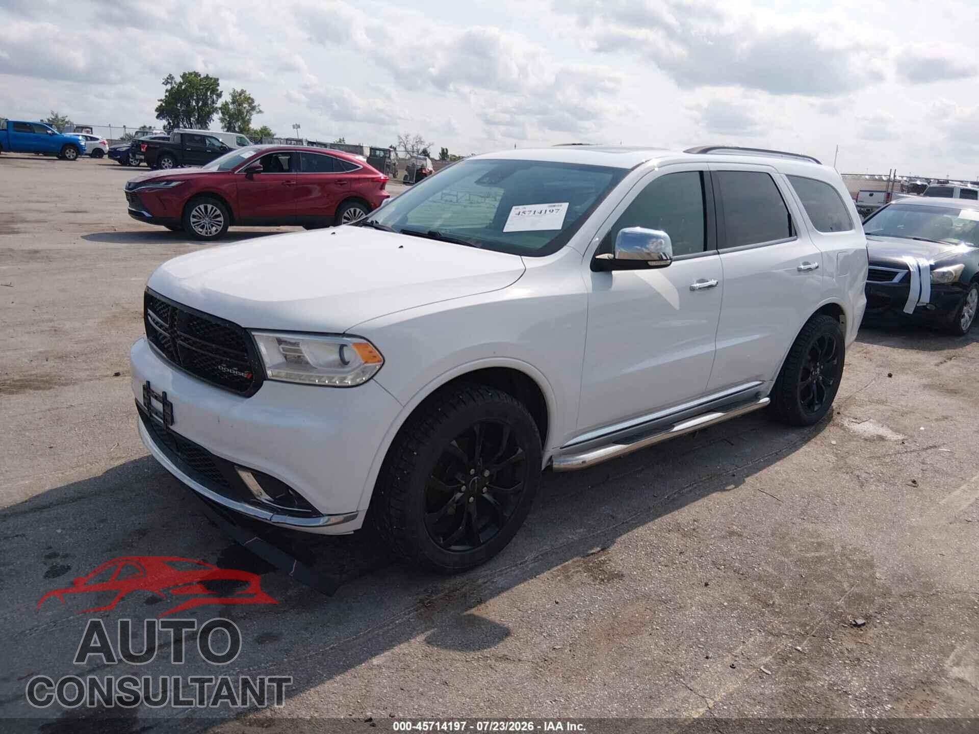 DODGE DURANGO 2017 - 1C4RDJEG8HC697421