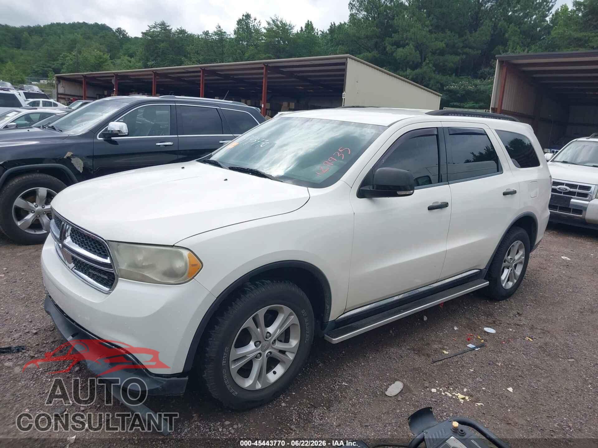 DODGE DURANGO 2012 - 1C4RDHDG1CC129935