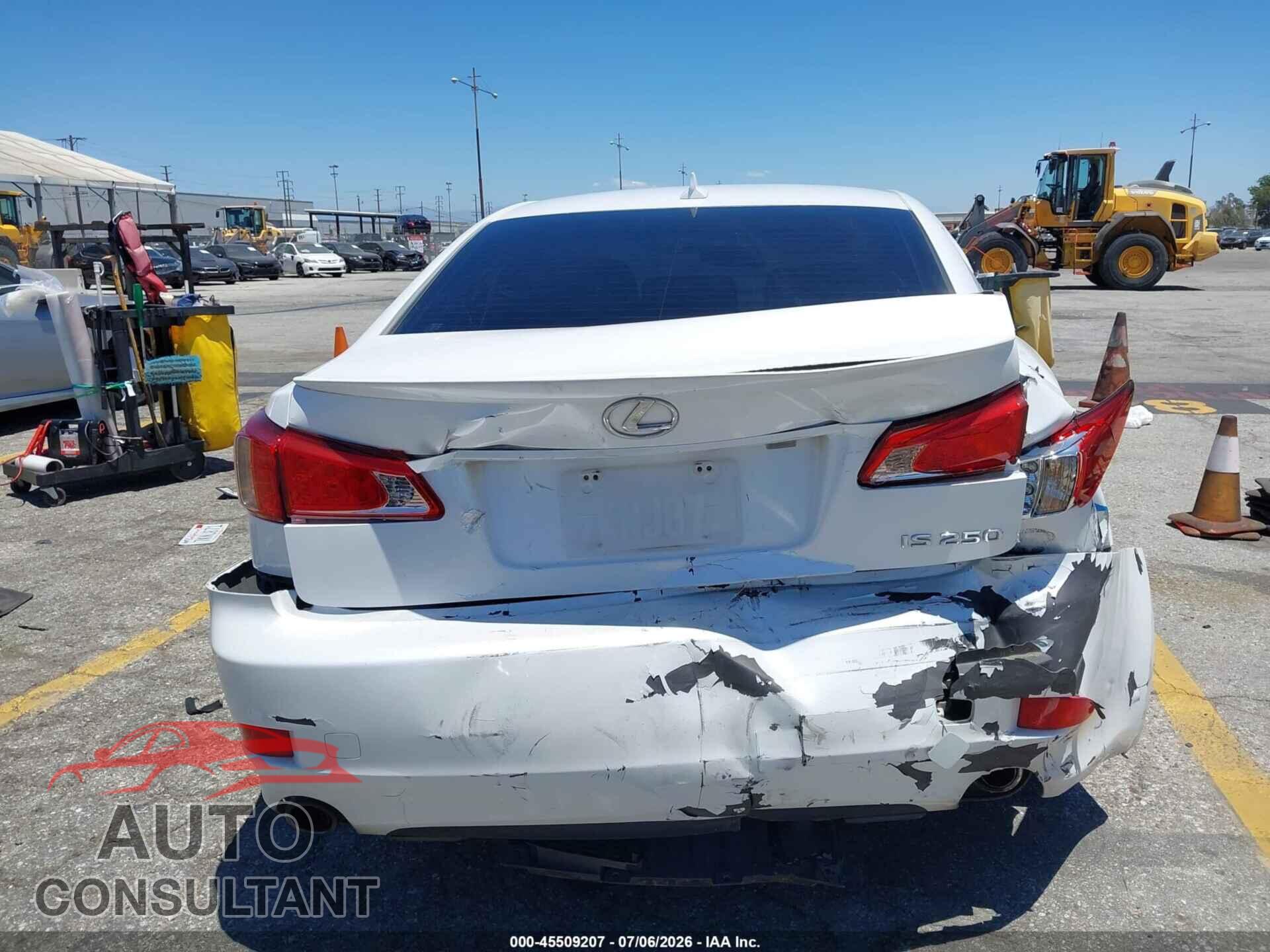LEXUS IS 250 2012 - JTHBF5C2XC5169837