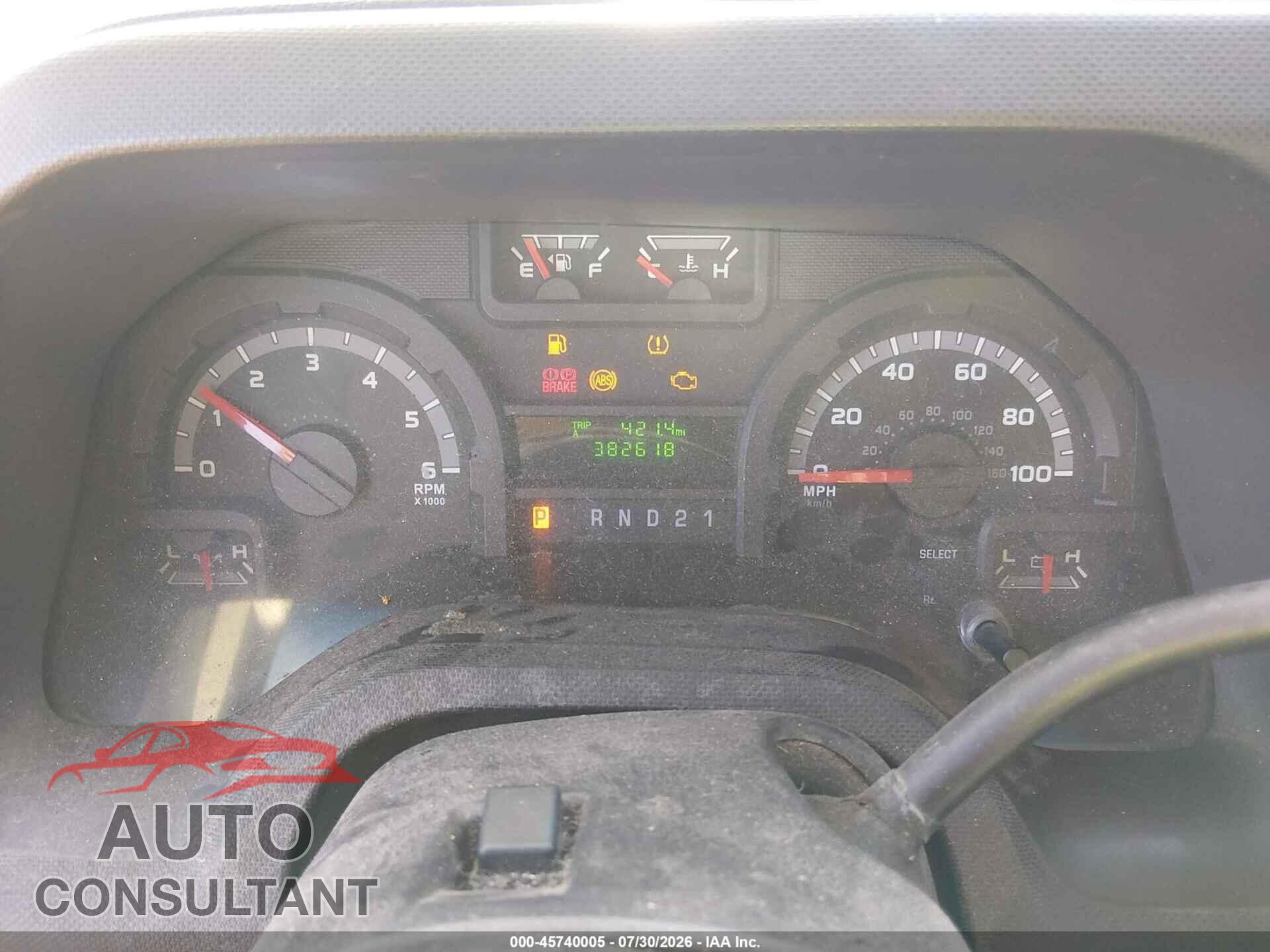FORD E-250 2010 - 1FTNS2EL7ADA94290